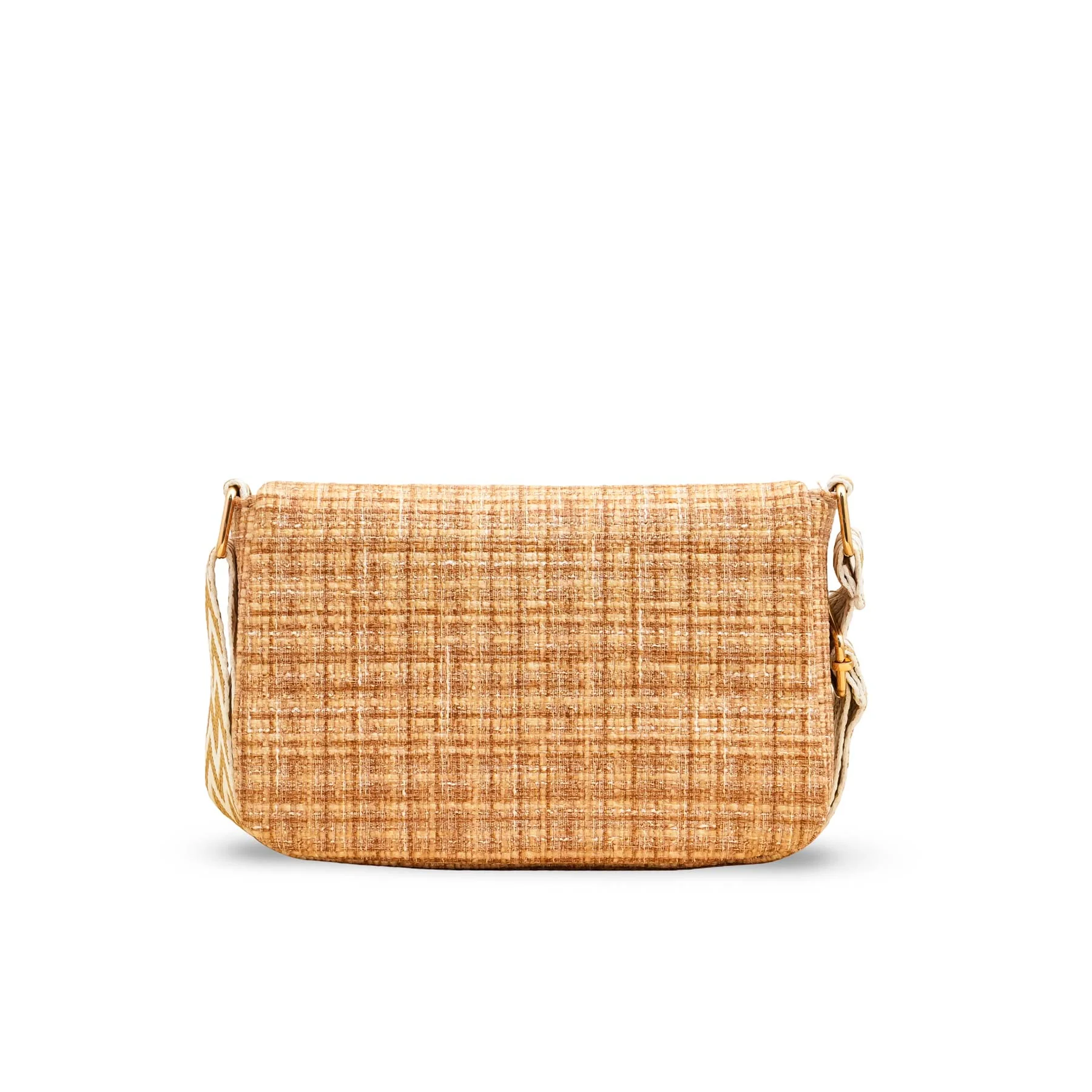 Khaki Casual Pouch For Women P97609 - Image 4