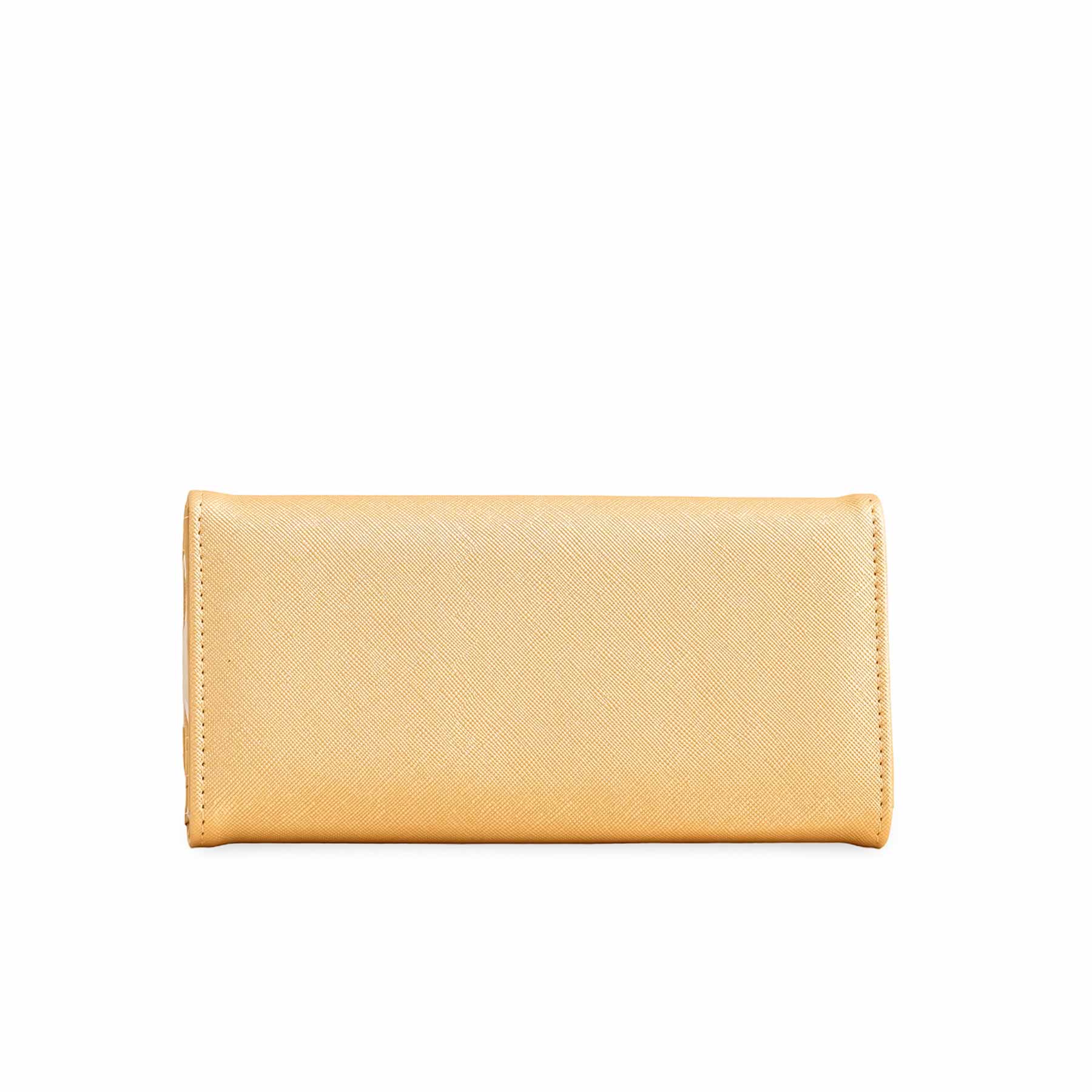 Khaki Casual Wallet For Ladies P70965 - Image 4