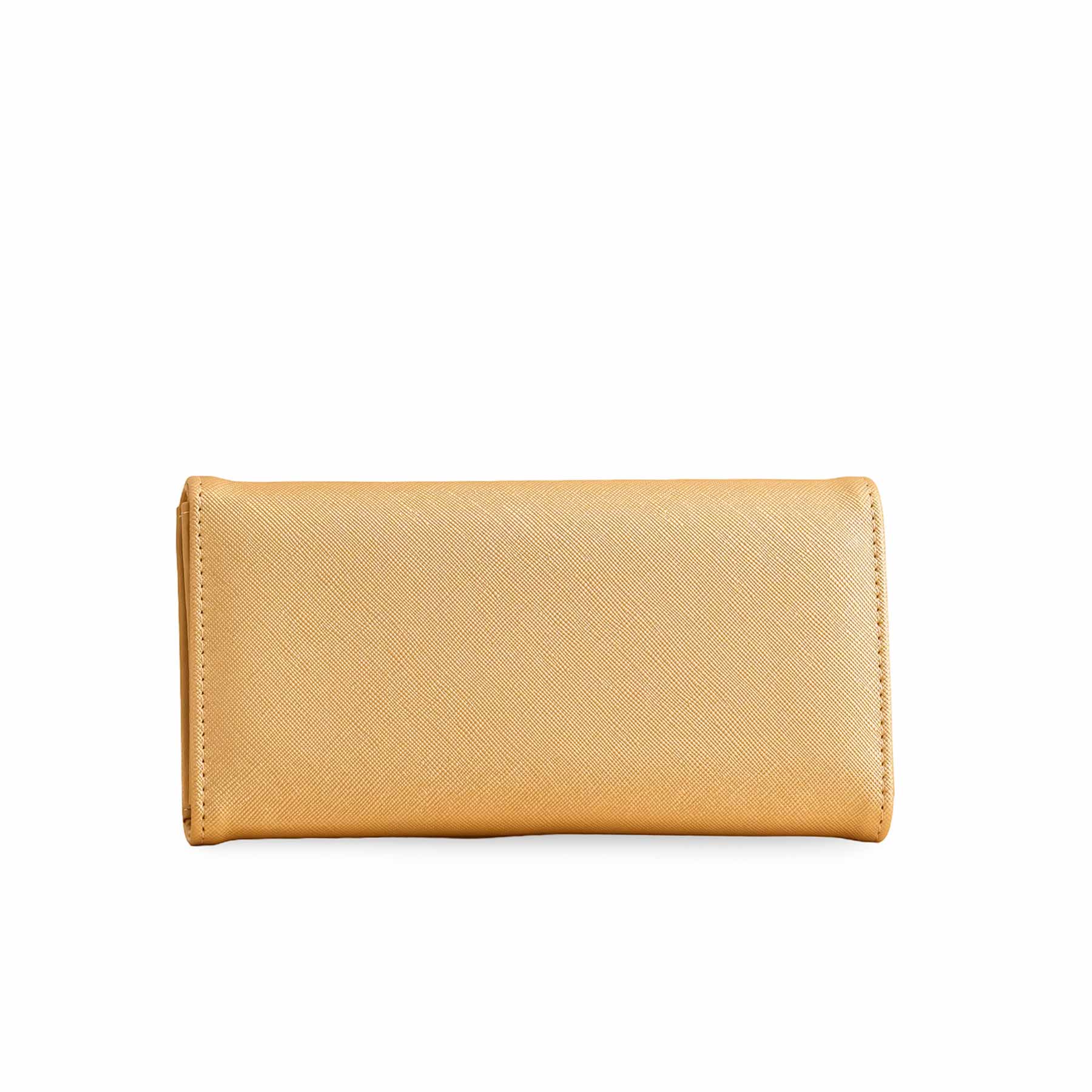 Khaki Casual Wallet For Ladies P70967 - Image 4