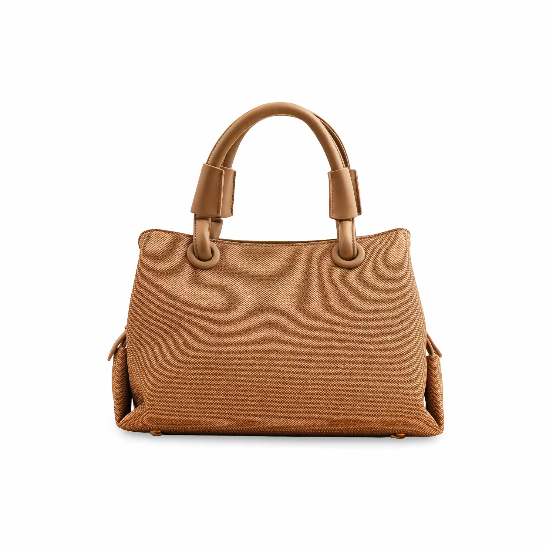 Khaki Formal Hand Bag For Ladies P36372 - Image 4
