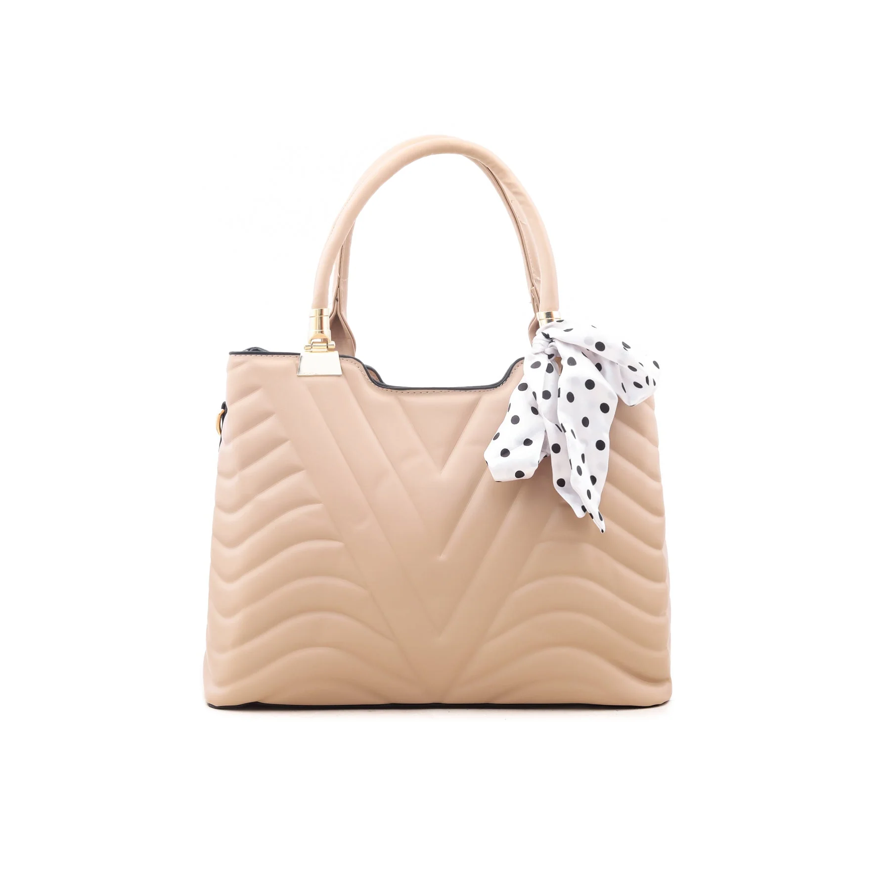 Khaki Formal Hand Bag P35634 - Image 2