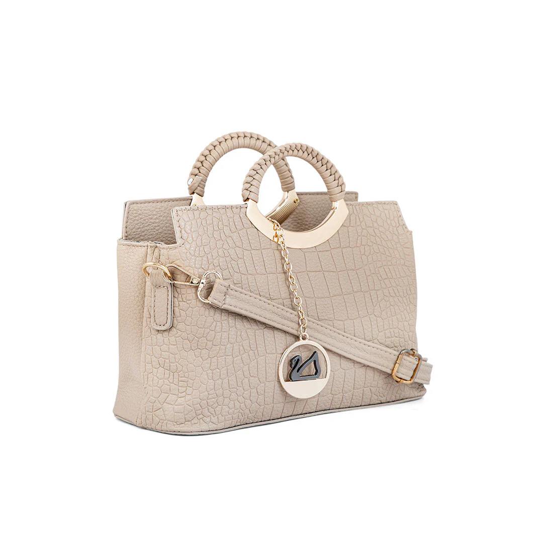 Khaki Formal Hand Bag P36163 - Image 2