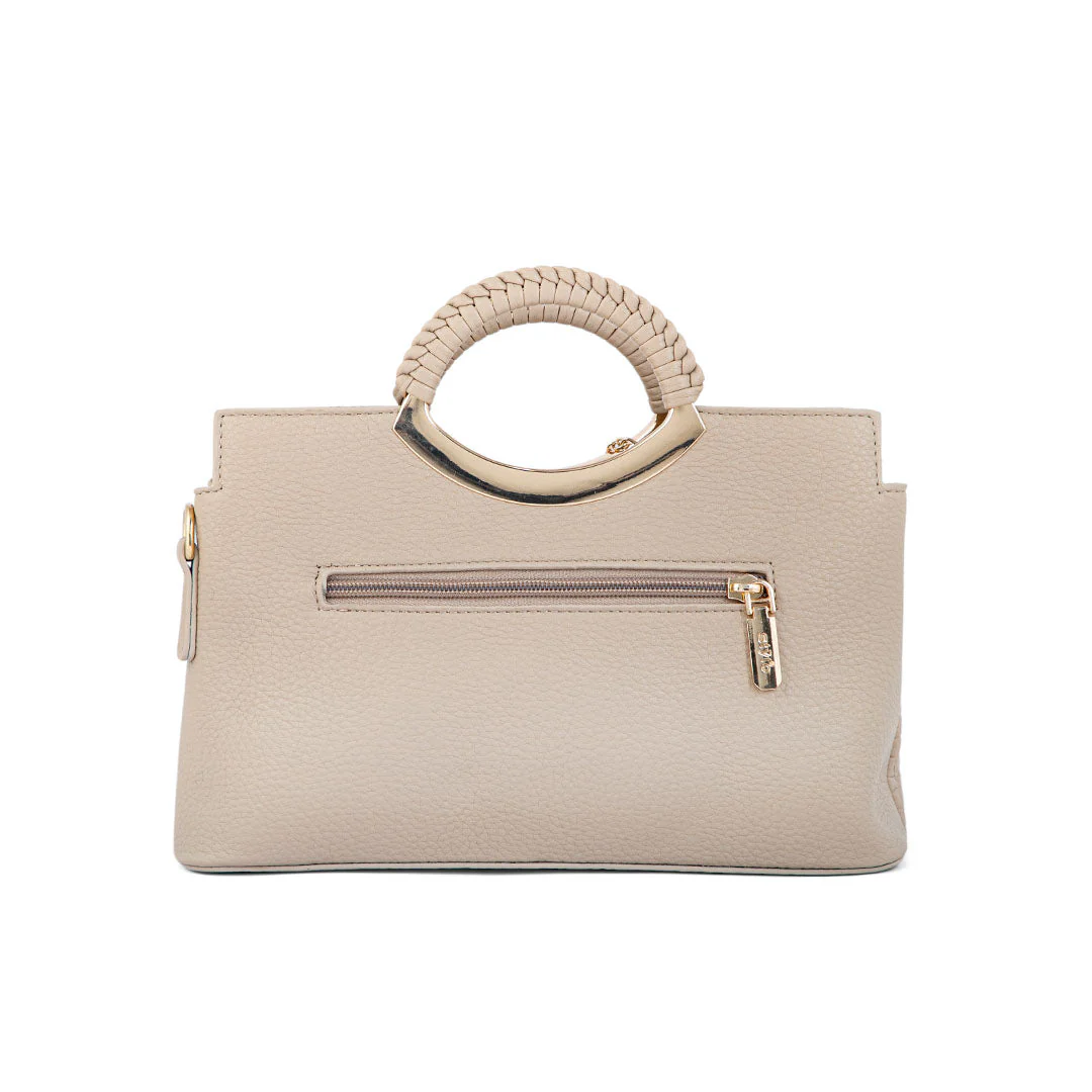 Khaki Formal Hand Bag P36163 - Image 3