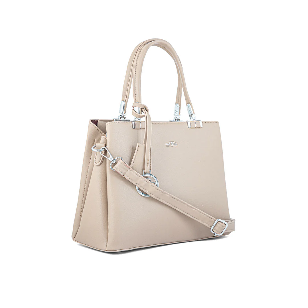 Khaki Formal Hand Bag P36289 - Image 2