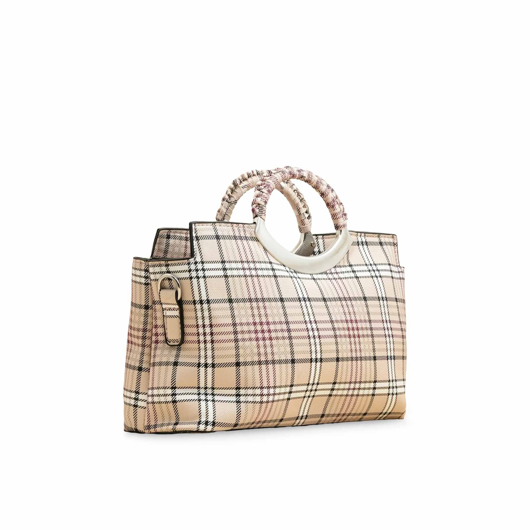 Khaki Formal Hand Bag P36395 - Image 2