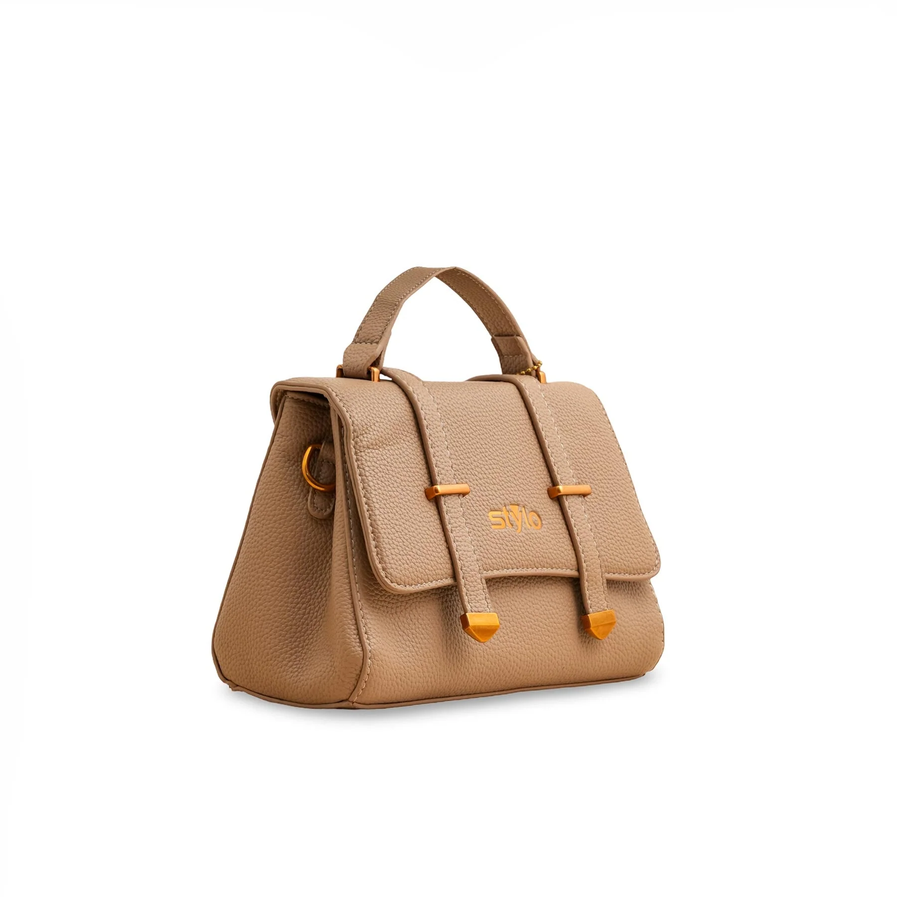 Khaki Formal Shoulder Bag P36148 - Image 3