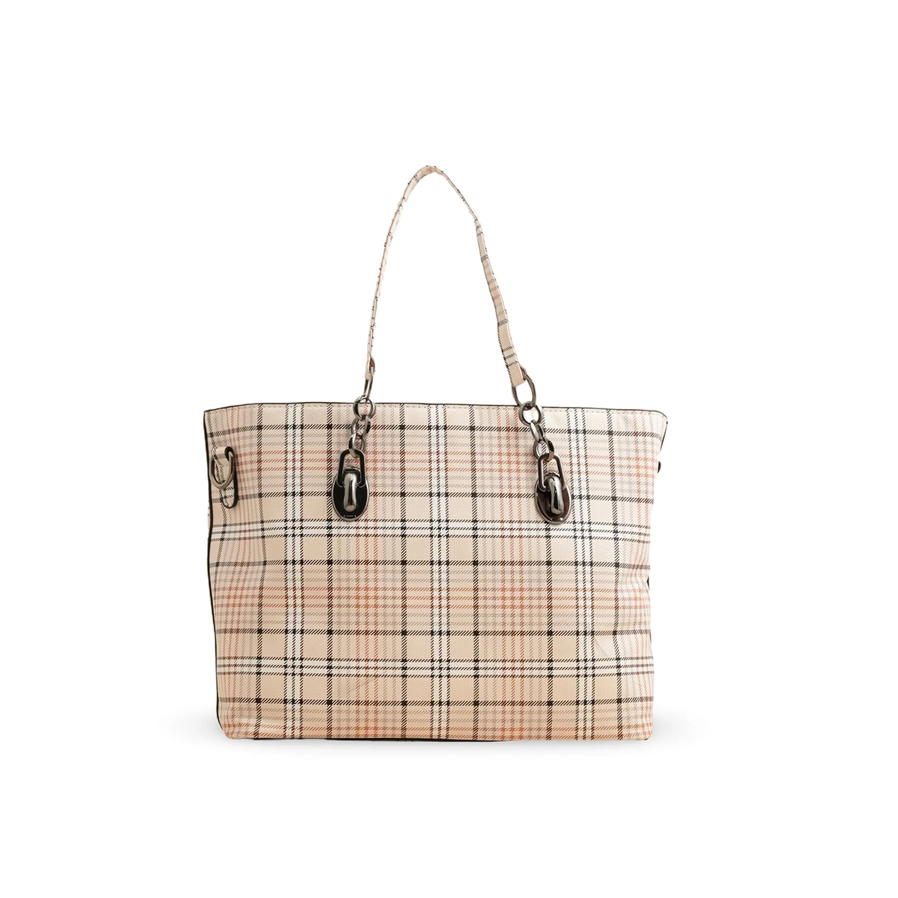 Khaki Formal Shoulder Bag P36179 - Image 2