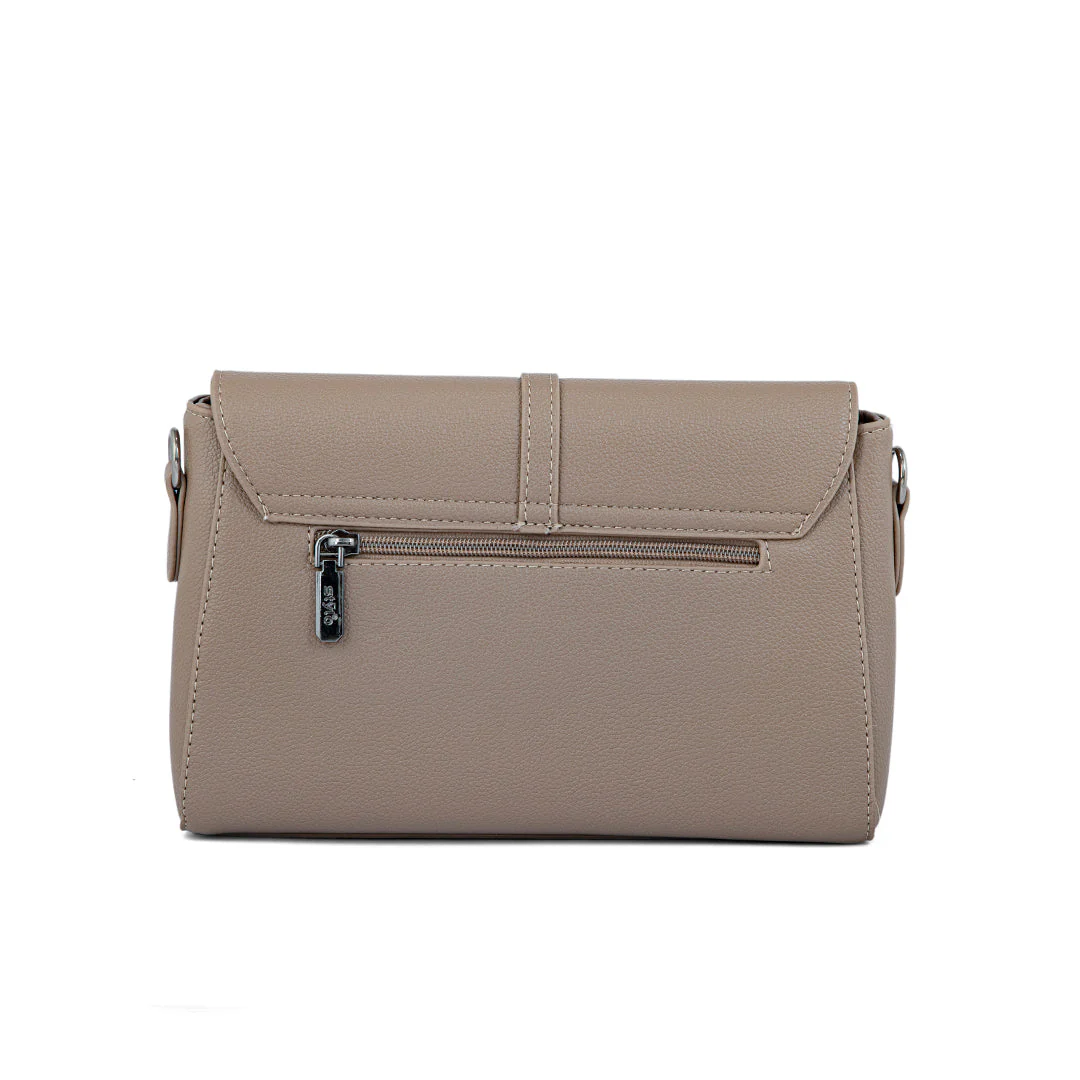 Khaki Formal Shoulder Bag P36241 - Image 4