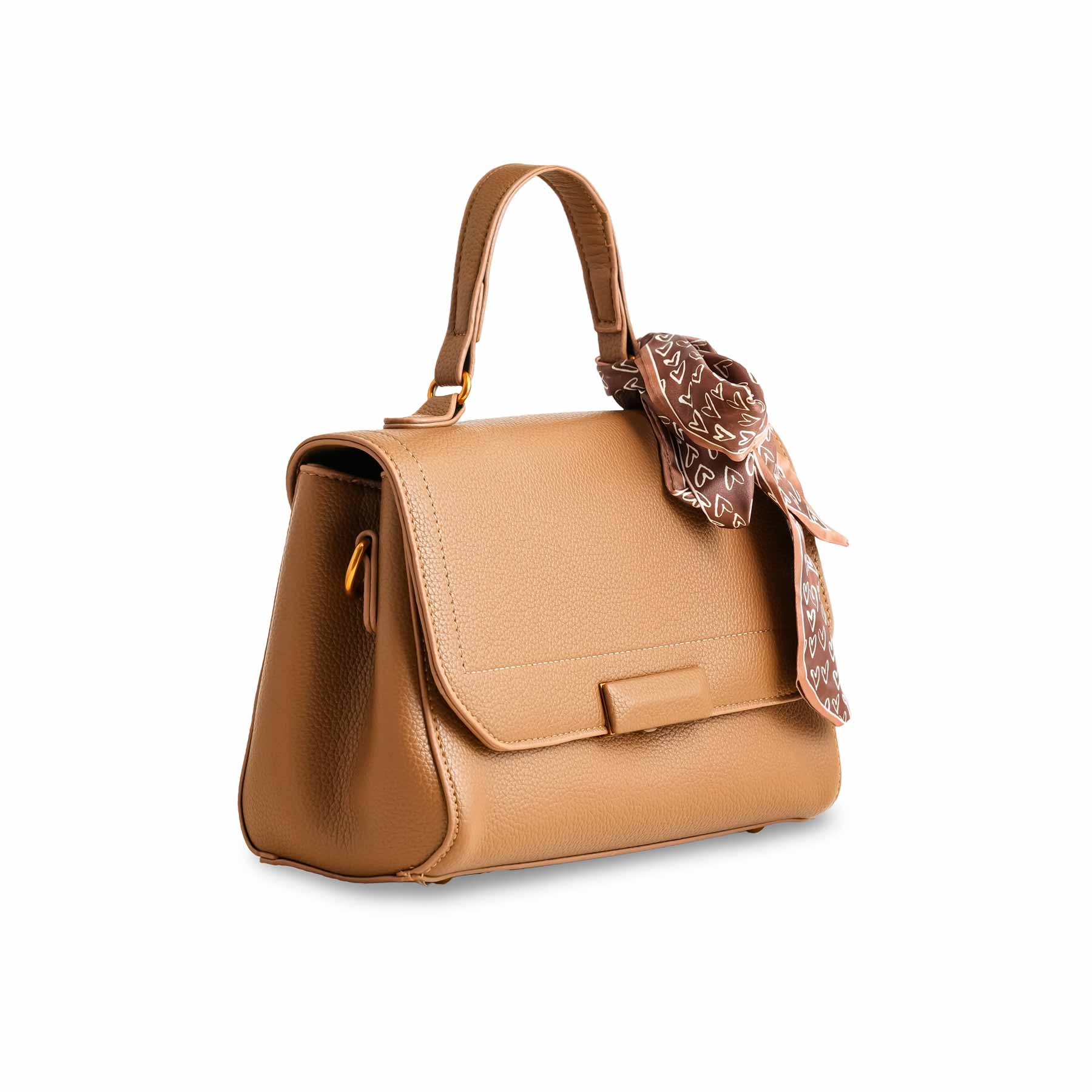 Khaki Formal Shoulder Bag P36300 - Image 3