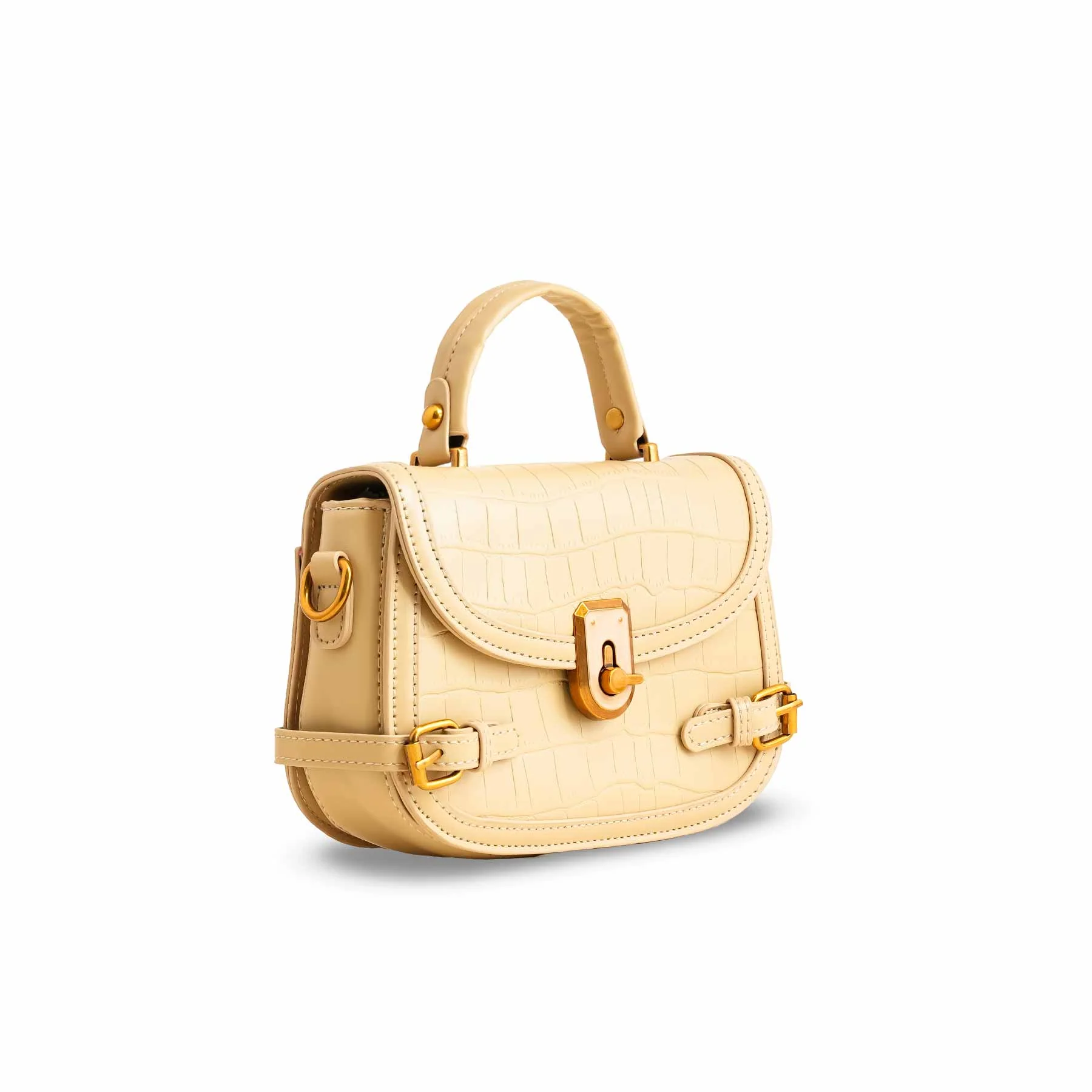Khaki Formal Shoulder Bag P36303 - Image 2