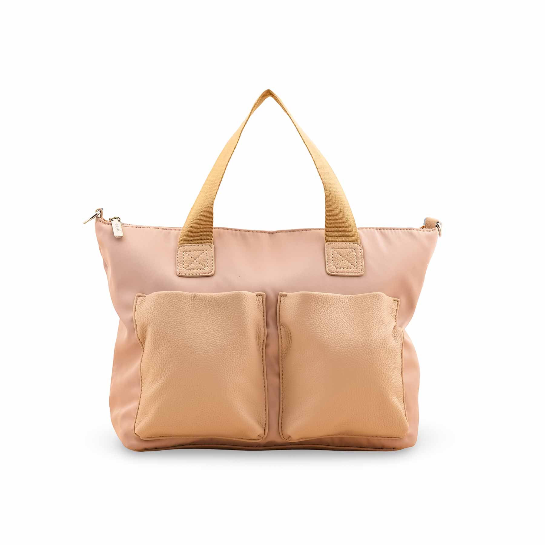 Khaki Formal Shoulder Bag P36311 - Image 2