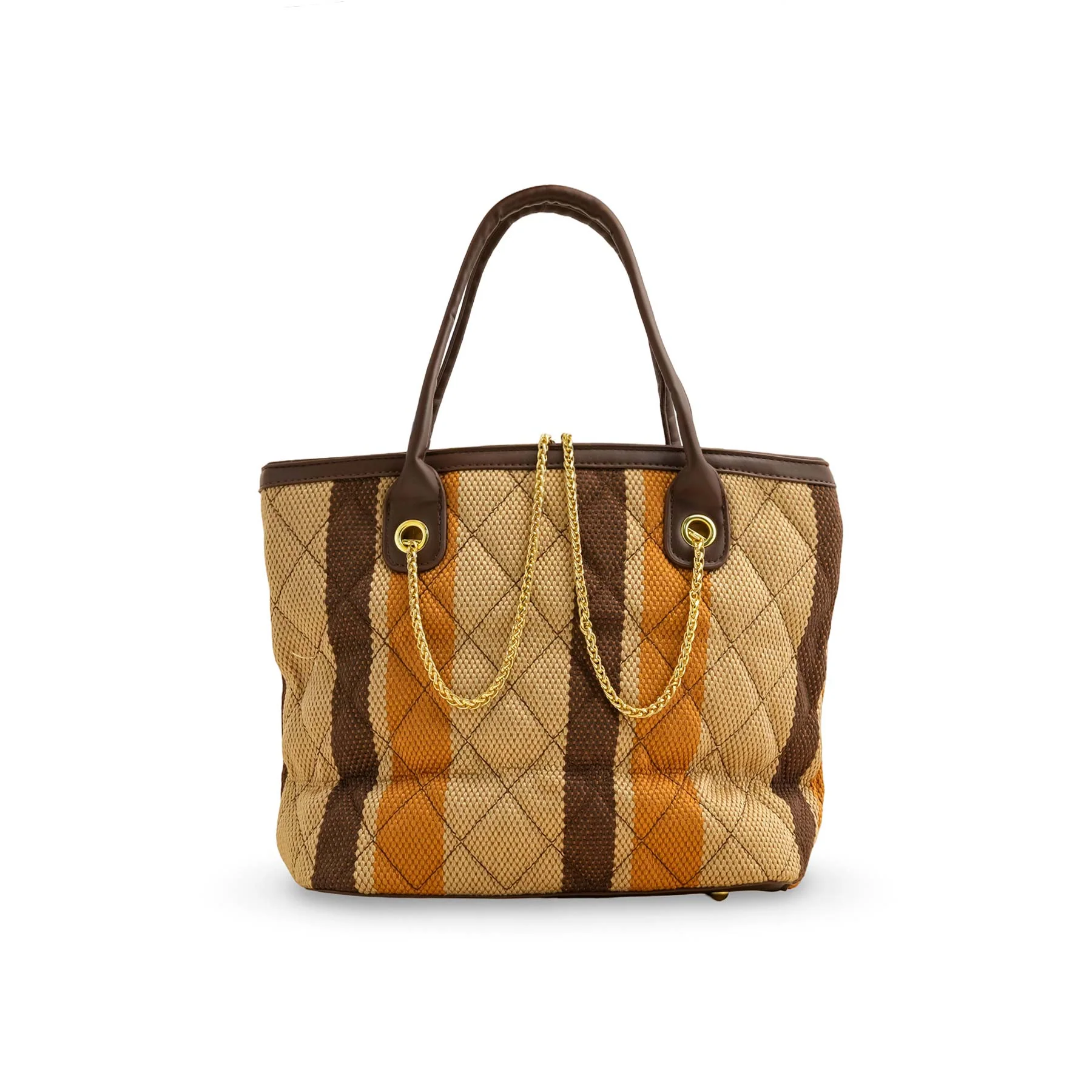 Khaki Formal Shoulder Bag P36335 - Image 4