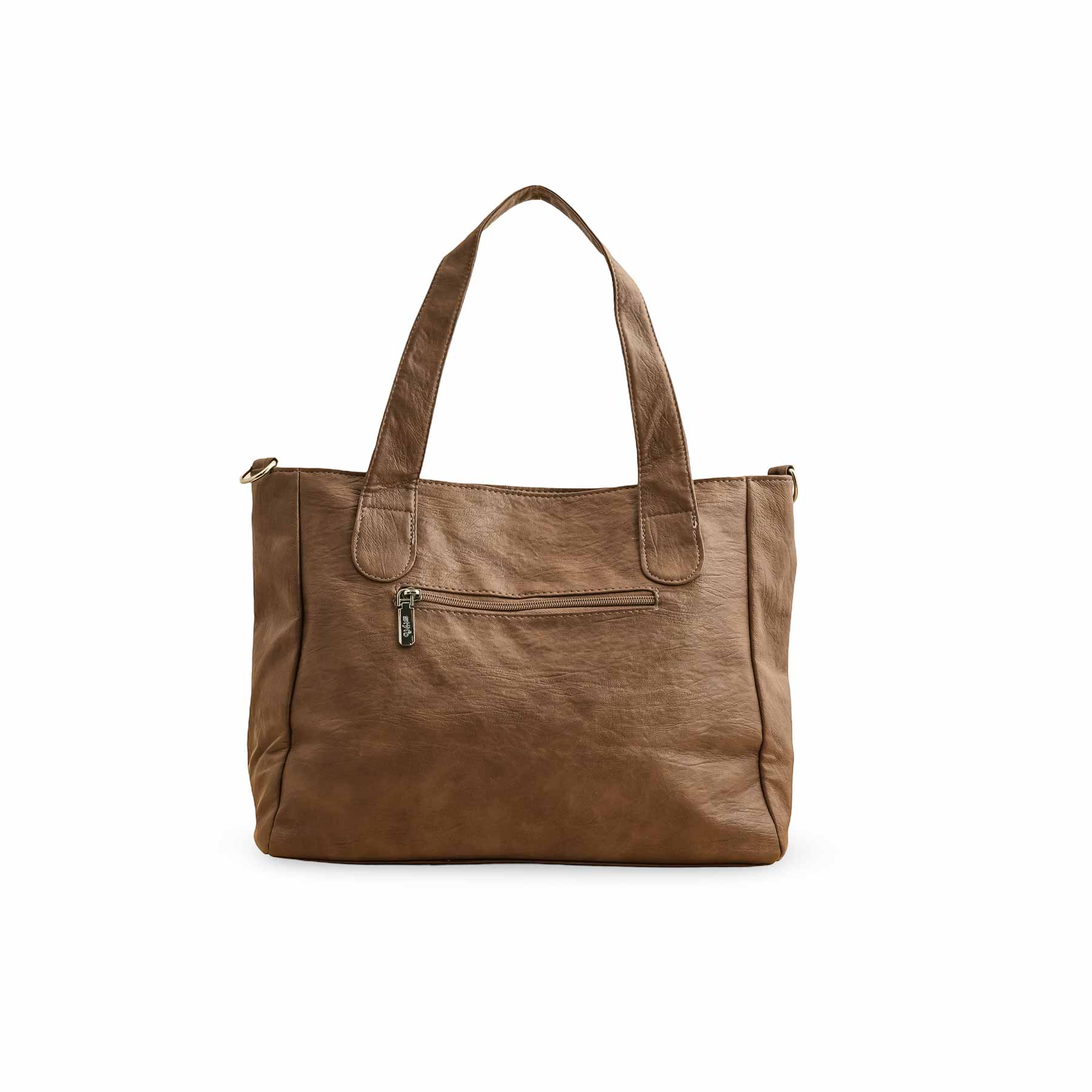 Khaki Formal Shoulder Bag P36345 - Image 4