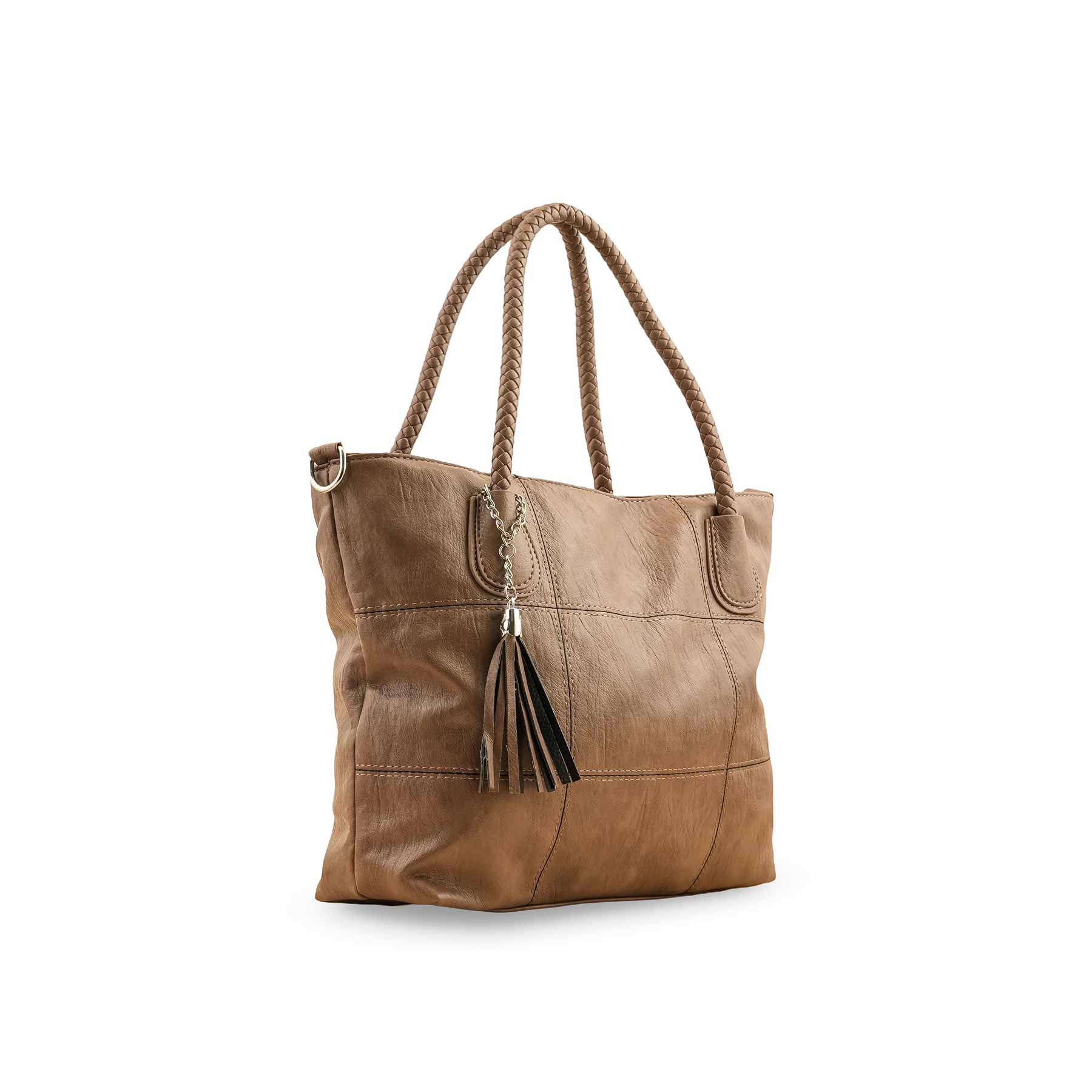 Khaki Formal Shoulder Bag P36346 - Image 2