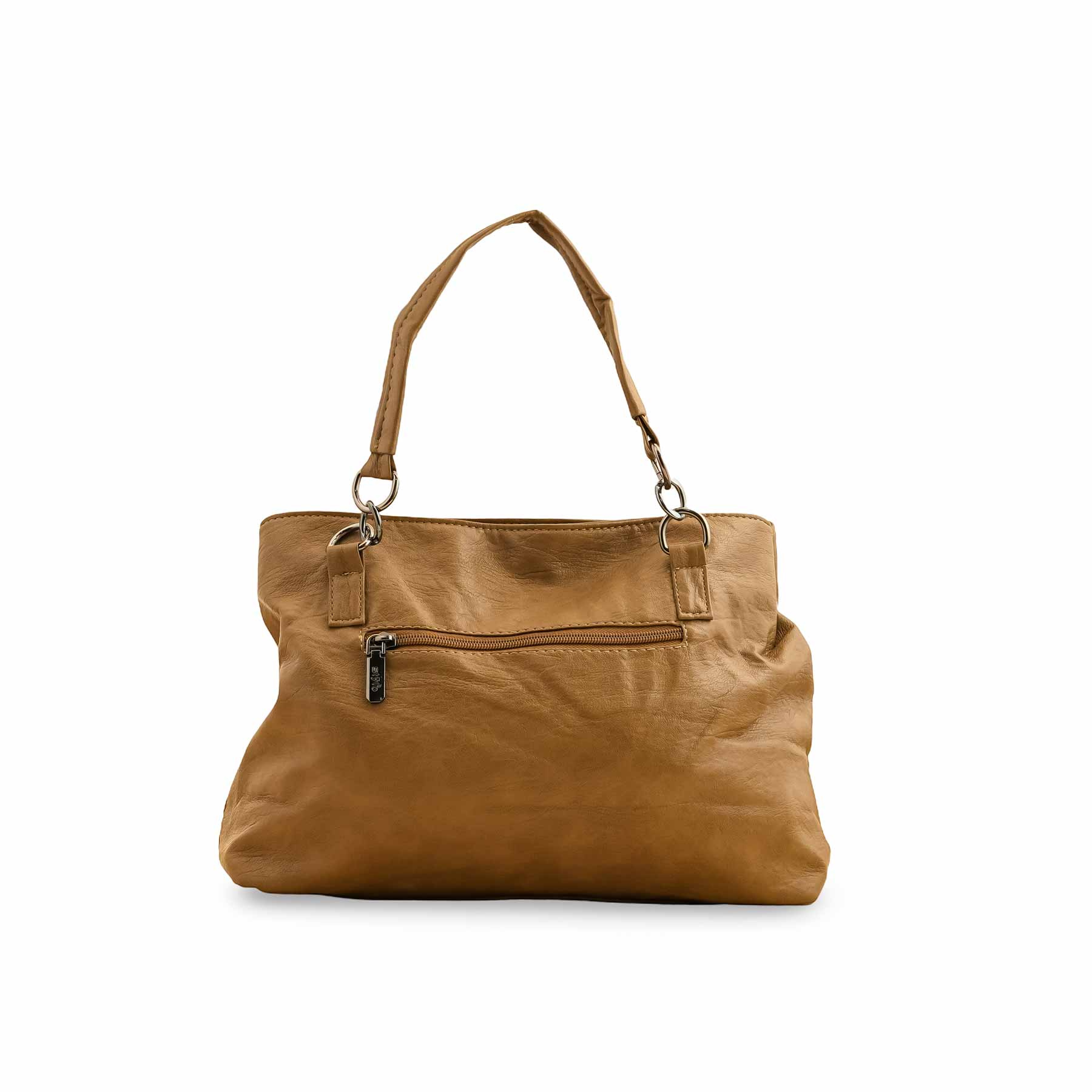 Khaki Formal Shoulder Bag P36347 - Image 3