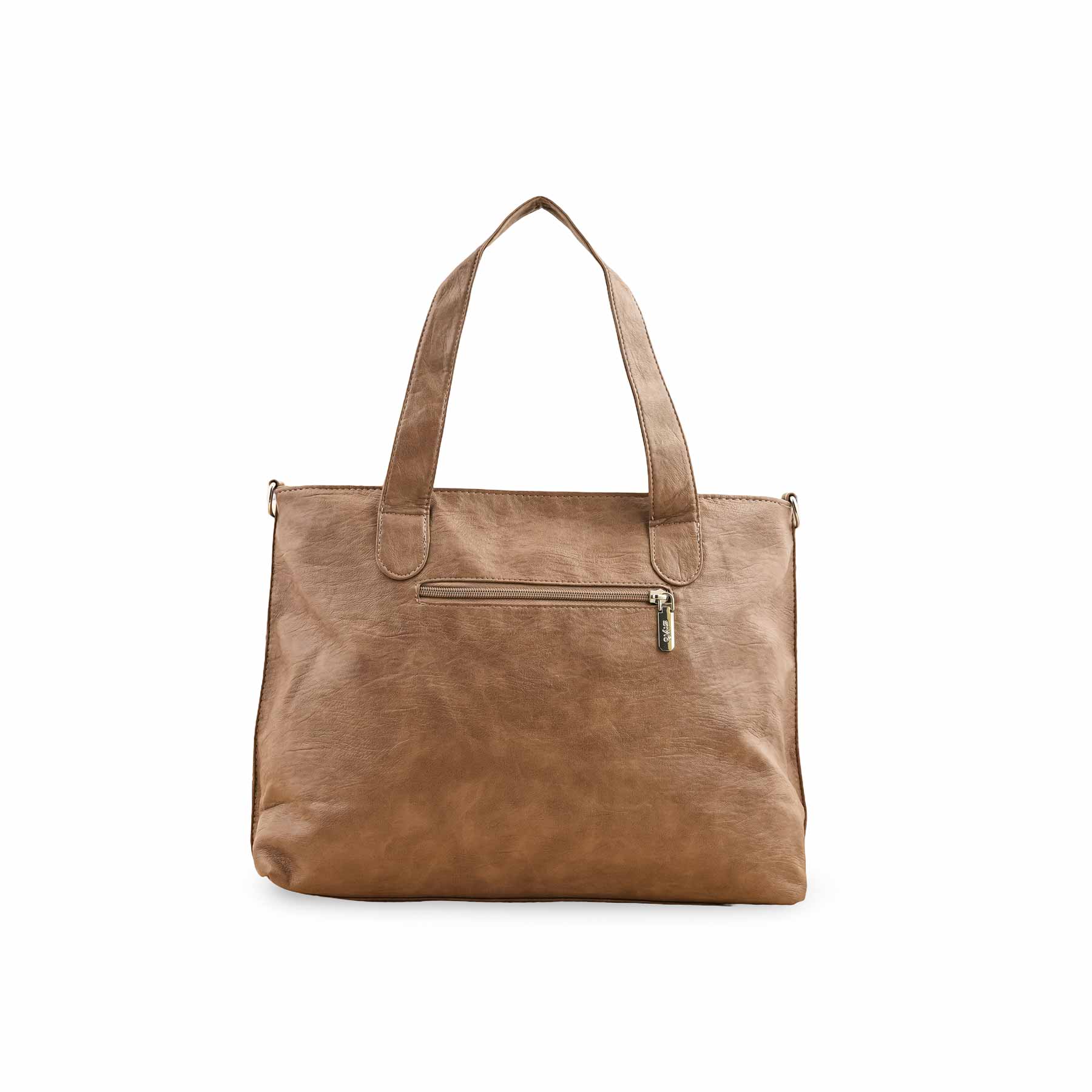 Khaki Formal Shoulder Bag P36349 - Image 4