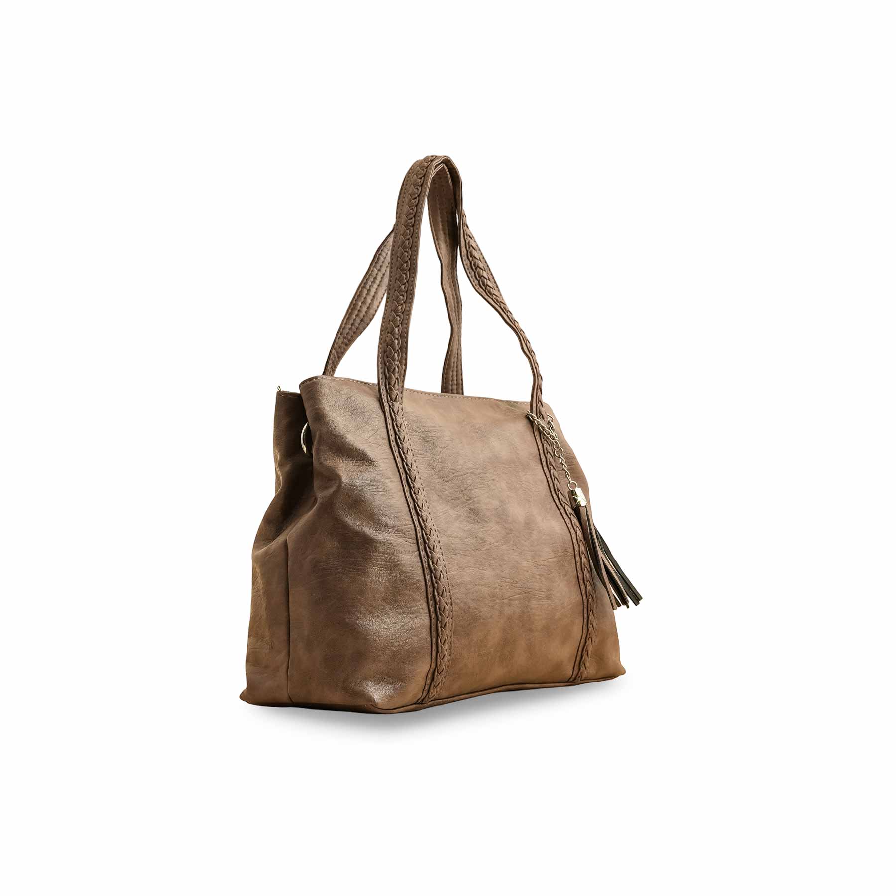 Khaki Formal Shoulder Bag P36354 - Image 3