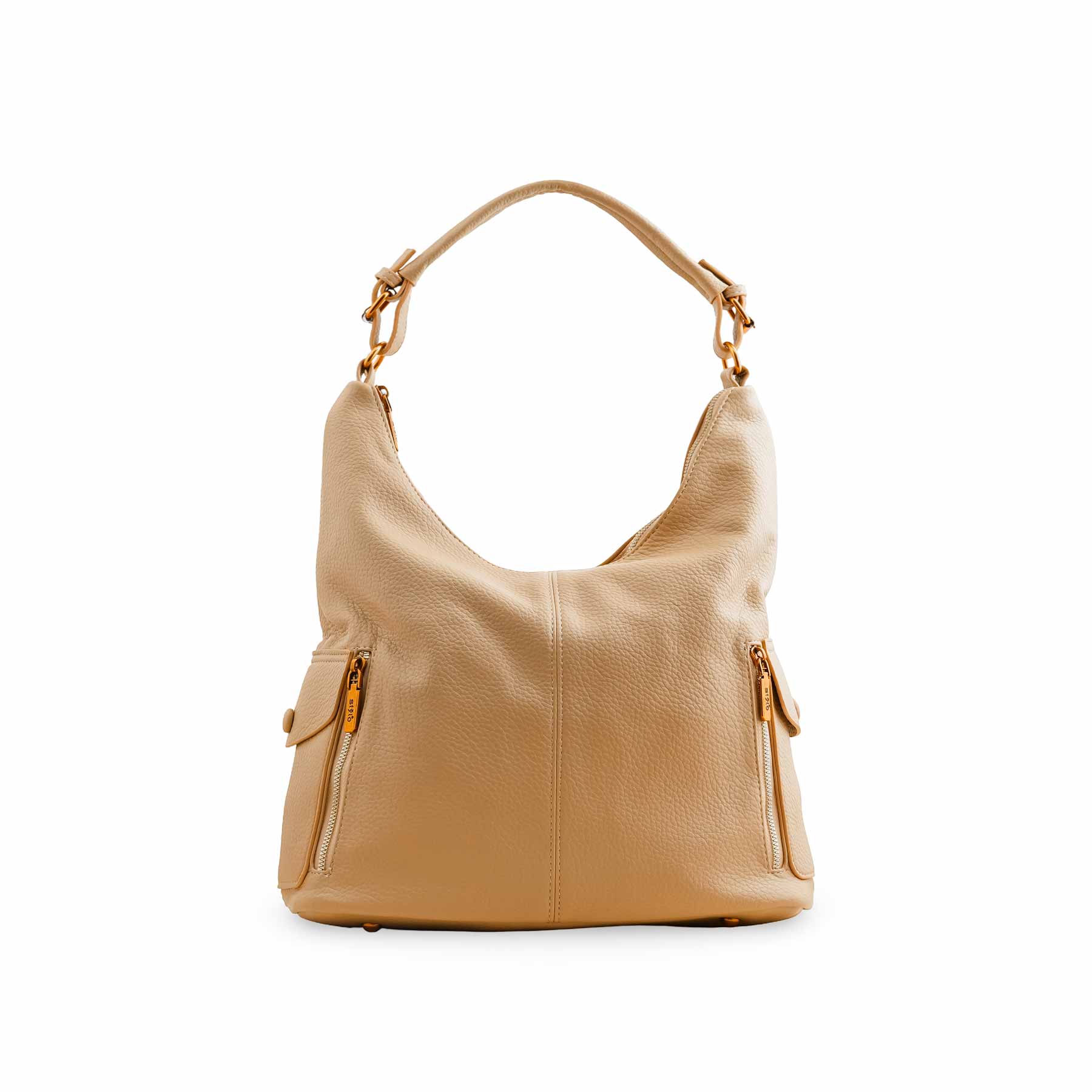 Khaki Formal Shoulder Bag P36381 - Image 2