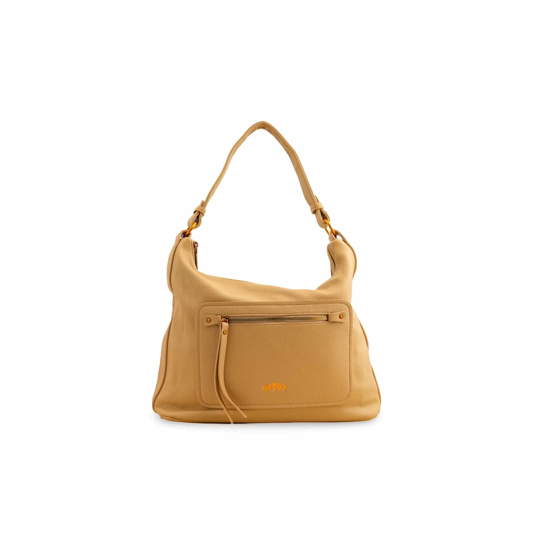 Khaki Women Formal Shoulder Bag P36361 - Image 2