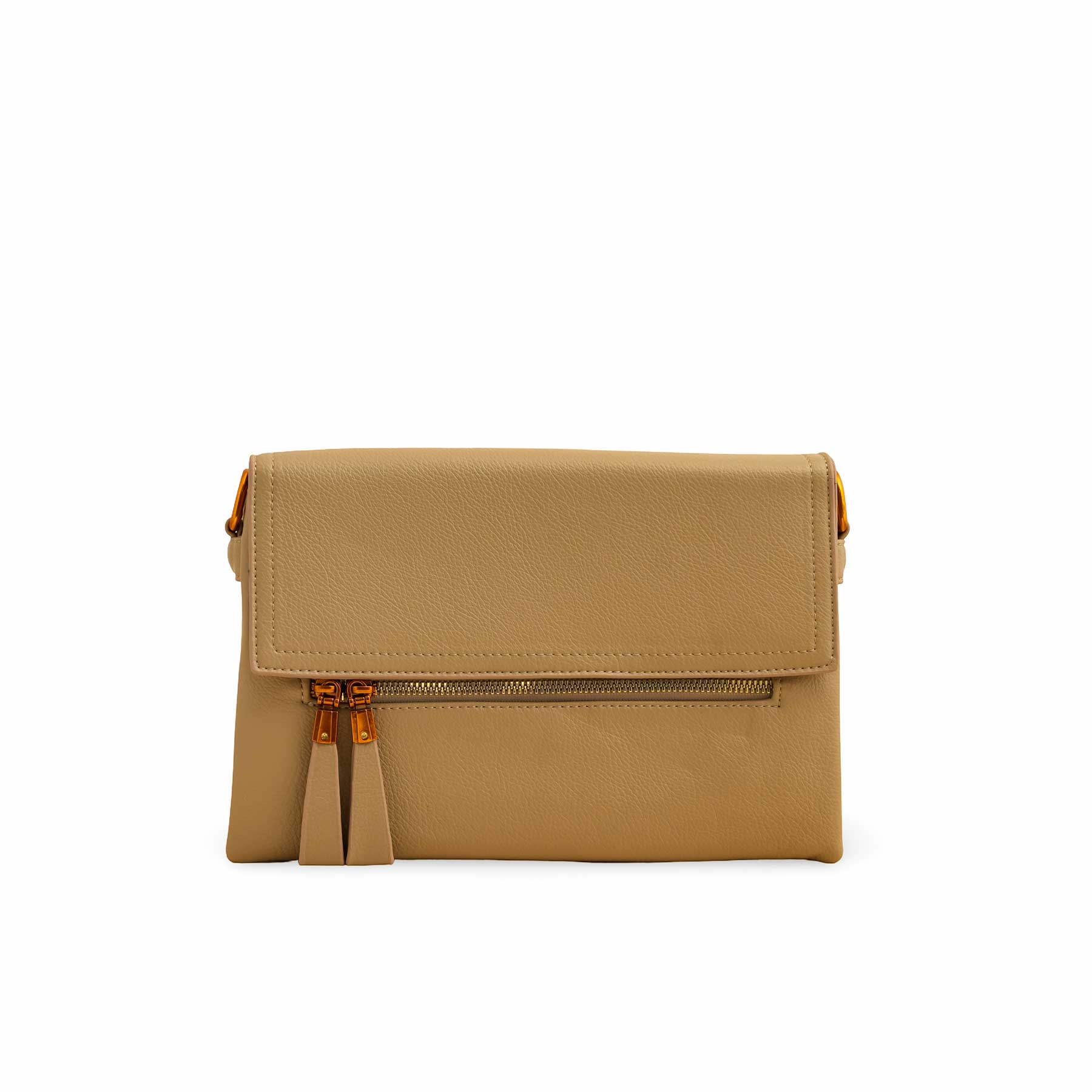 Khaki Women Formal Shoulder Bag P36362 - Image 2