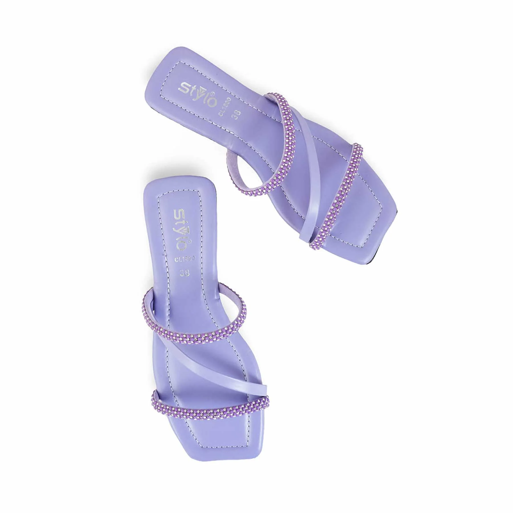 Lilac Casual Slipper CL1890 - Image 5