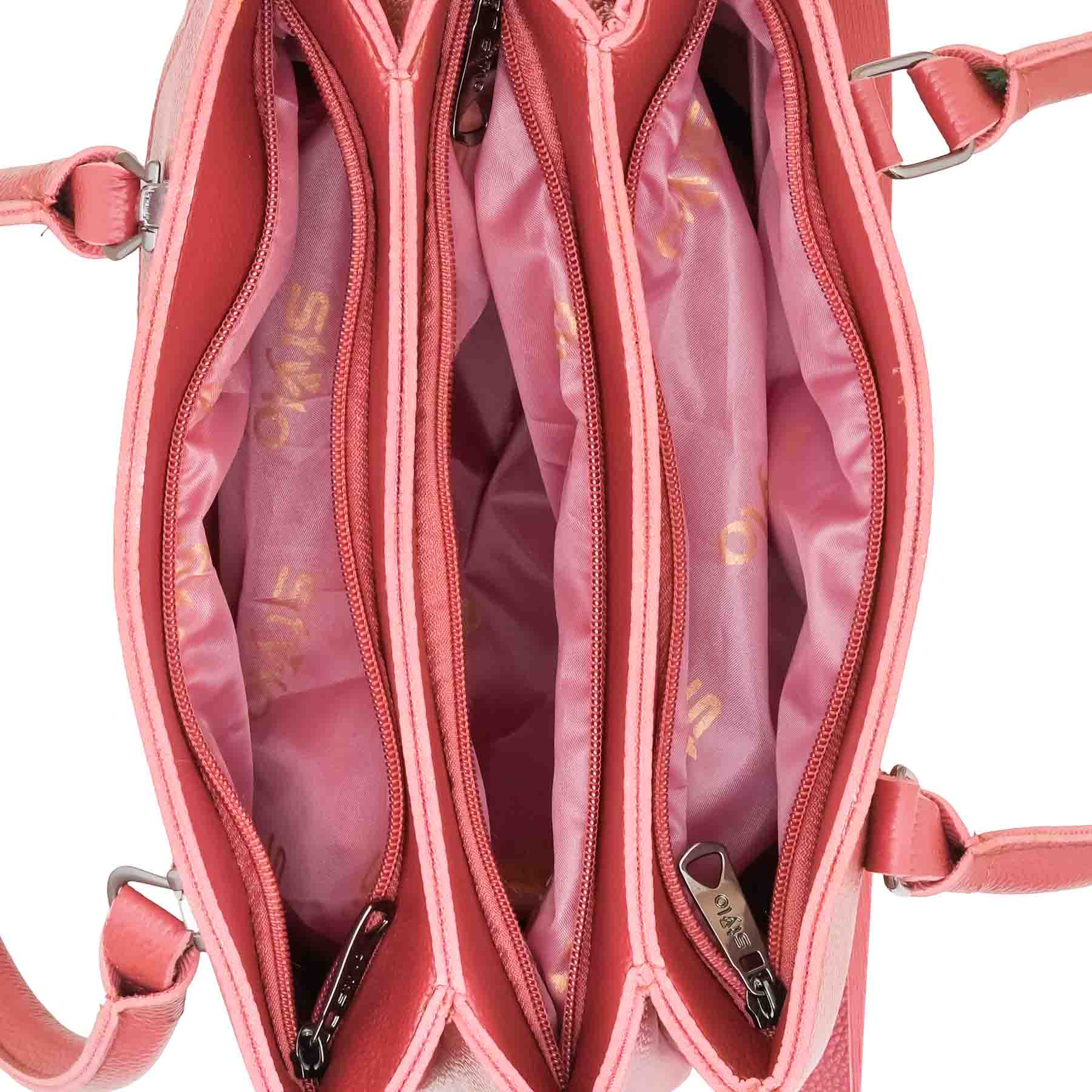 Lilac Casual Hand Bag For Women P56261 - Image 5