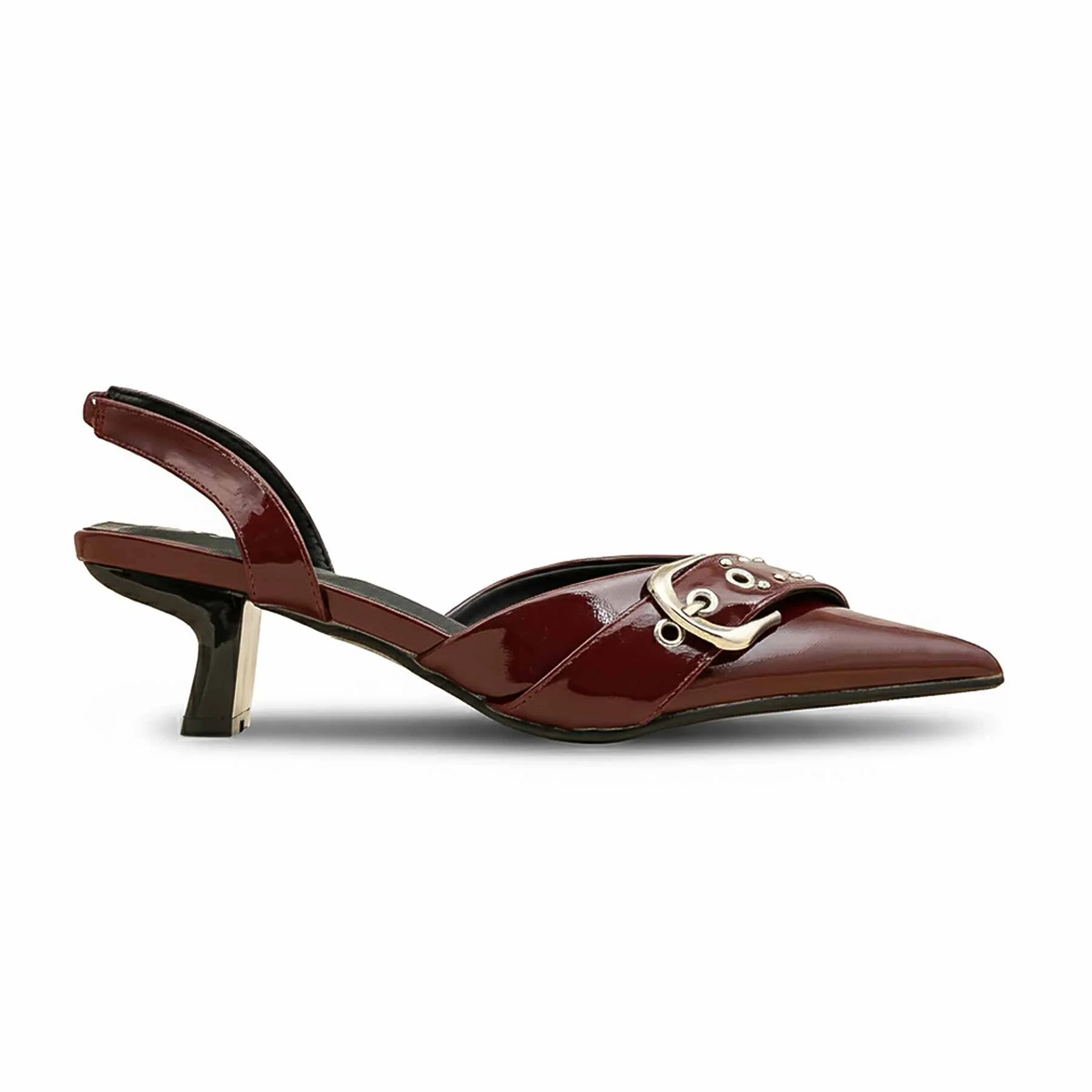 Maroon Back Open For Ladies WN5441 - Image 2