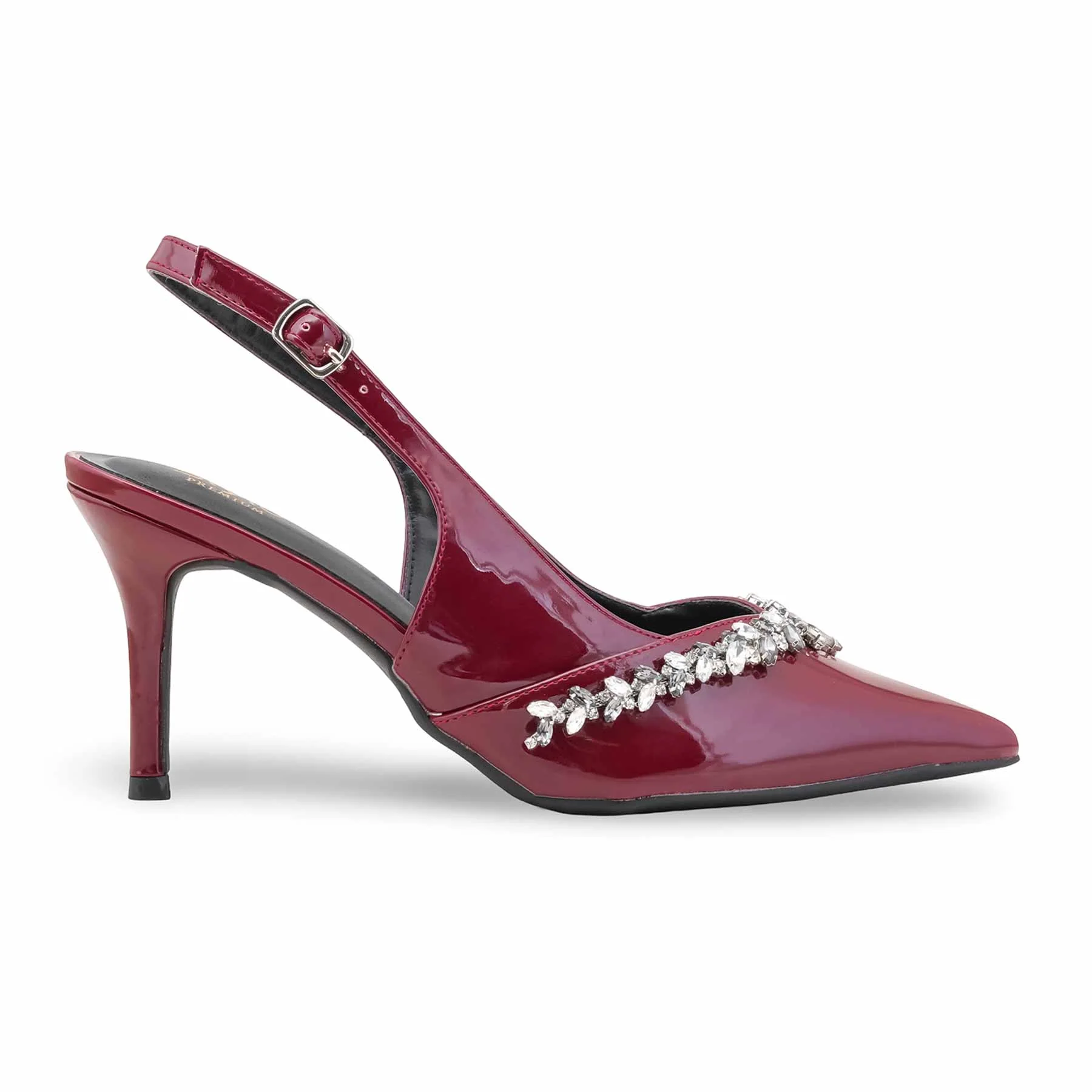 Maroon Back Open For Ladies WN5452 - Image 2