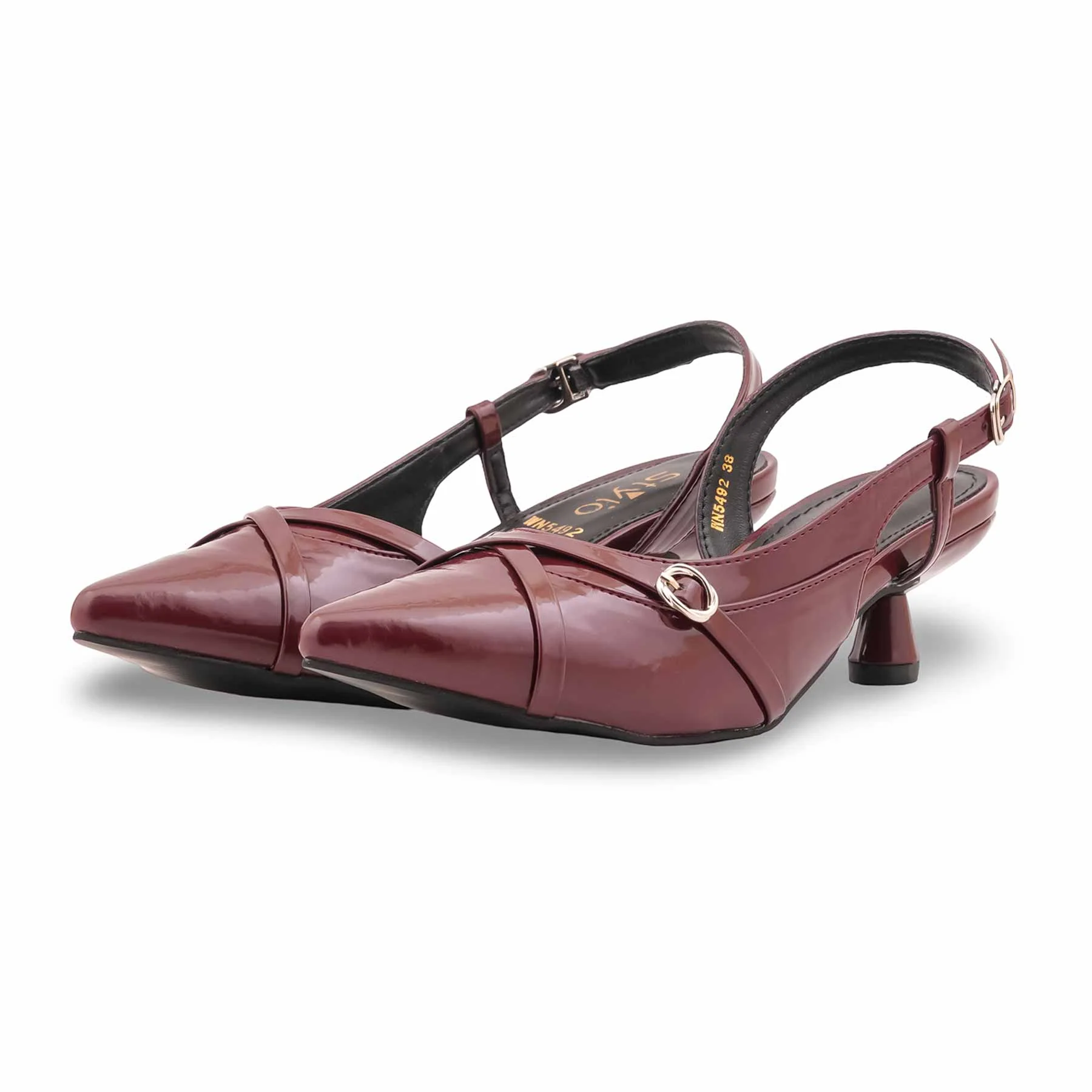 Maroon Back Open For Ladies WN5492 - Image 3