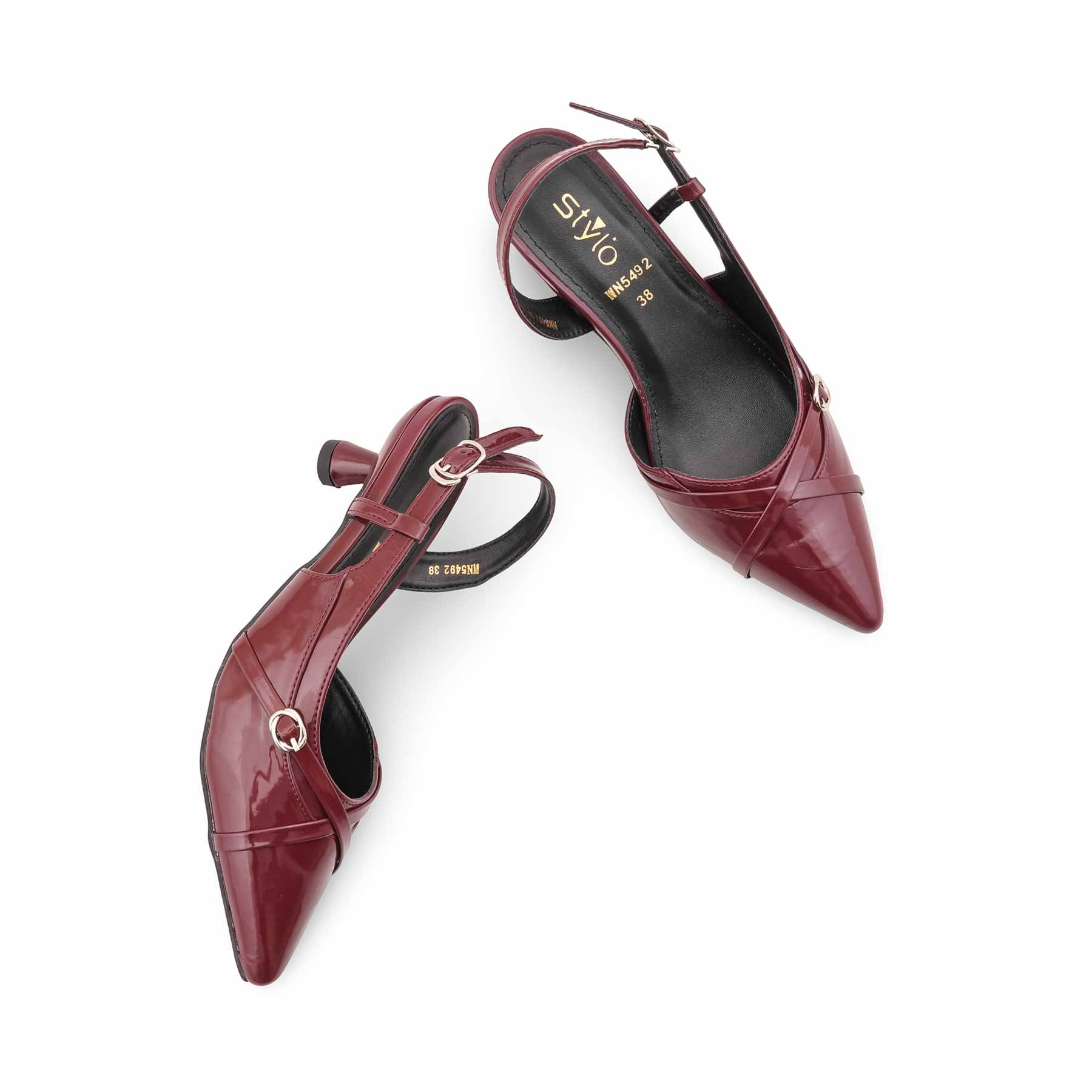 Maroon Back Open For Ladies WN5492 - Image 5
