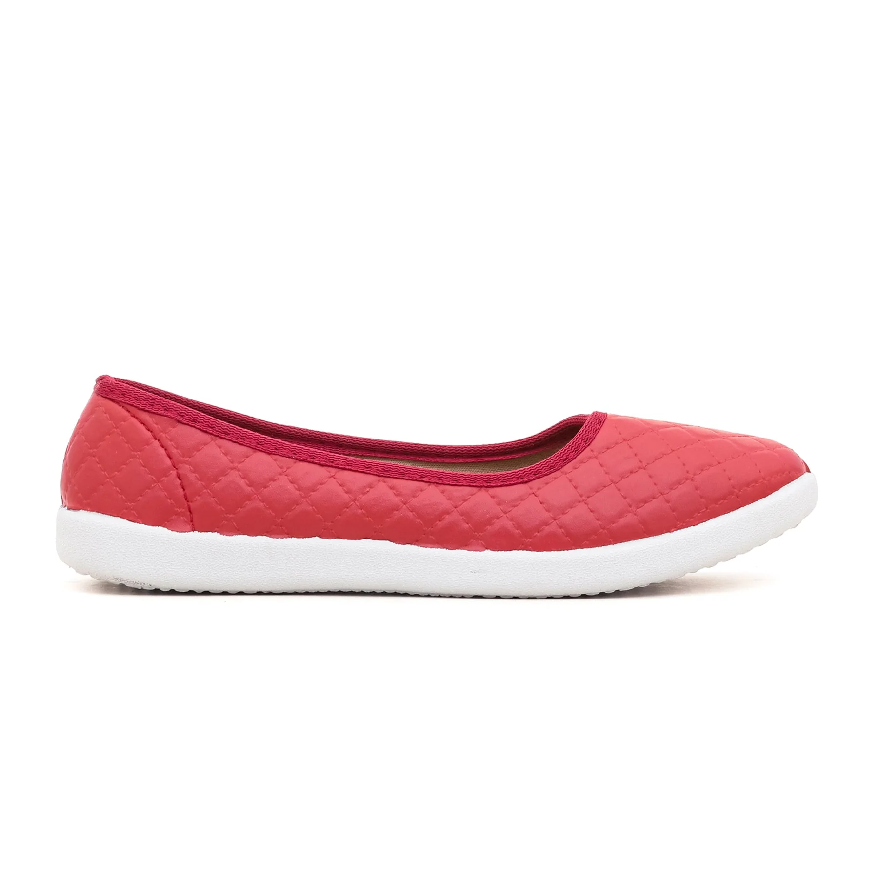 Maroon Canvas Slip On  WN6113 - Image 2