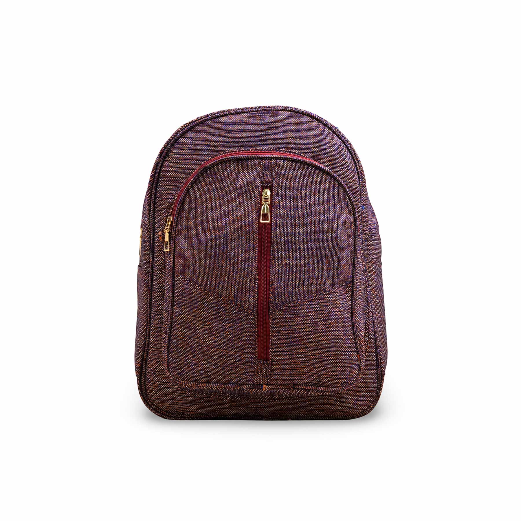 Maroon Casual Back Pack For Women P56218 - Image 2