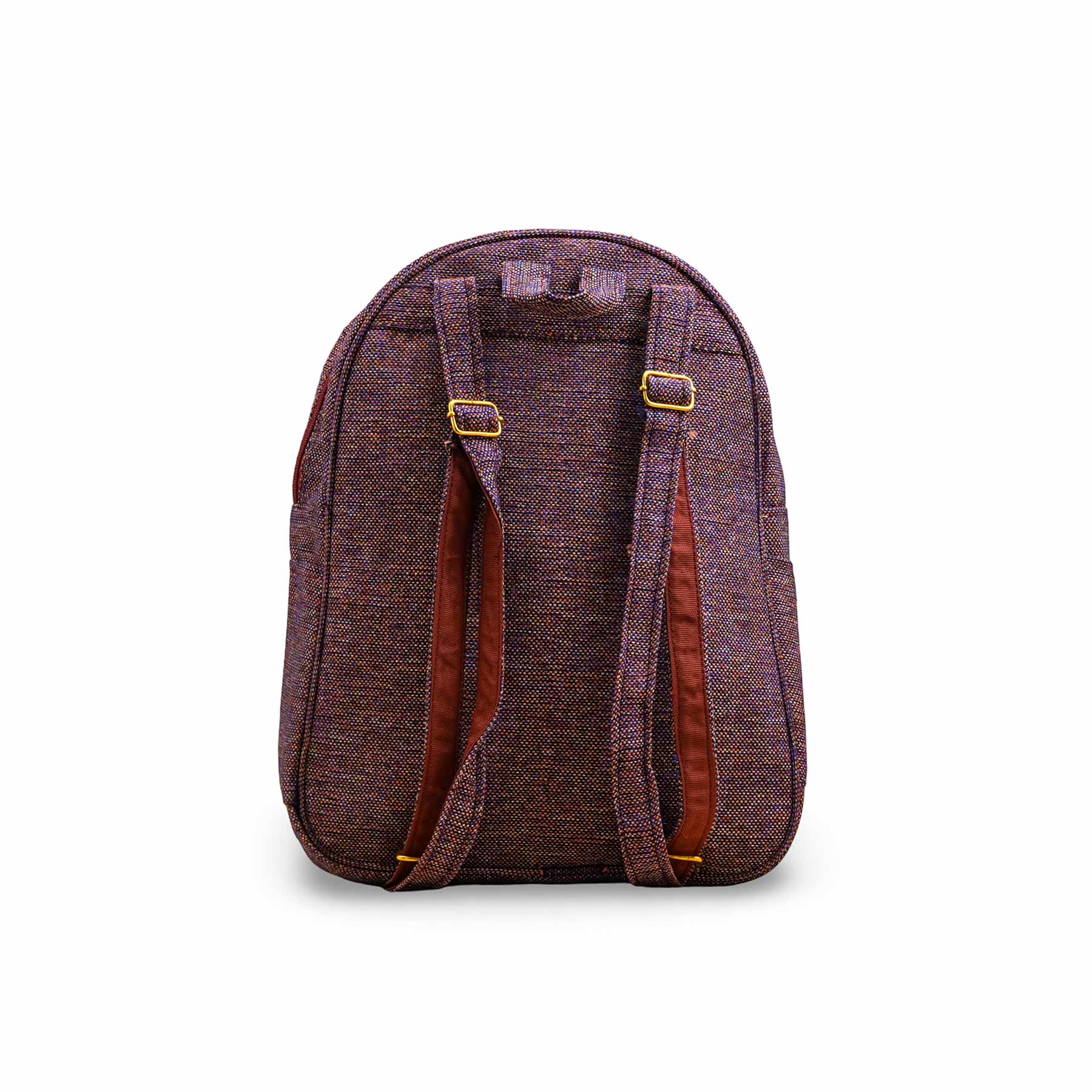 Maroon Casual Back Pack For Women P56218 - Image 4