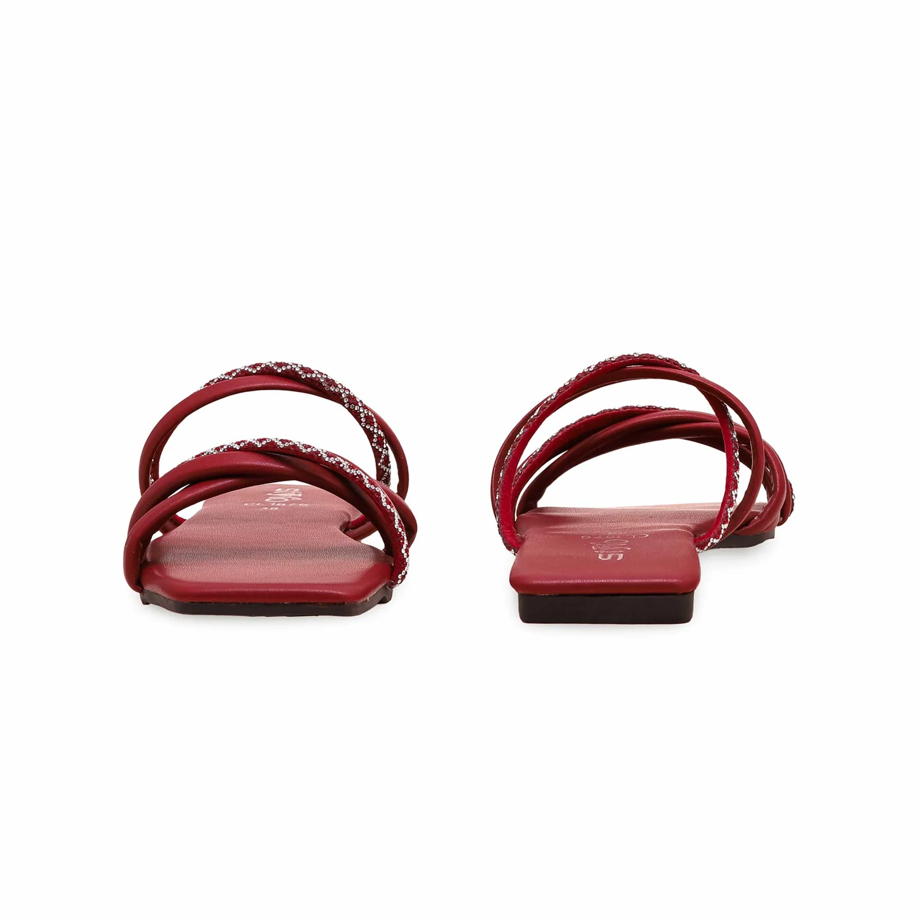 Maroon Casual Slipper CL1876 - Image 4