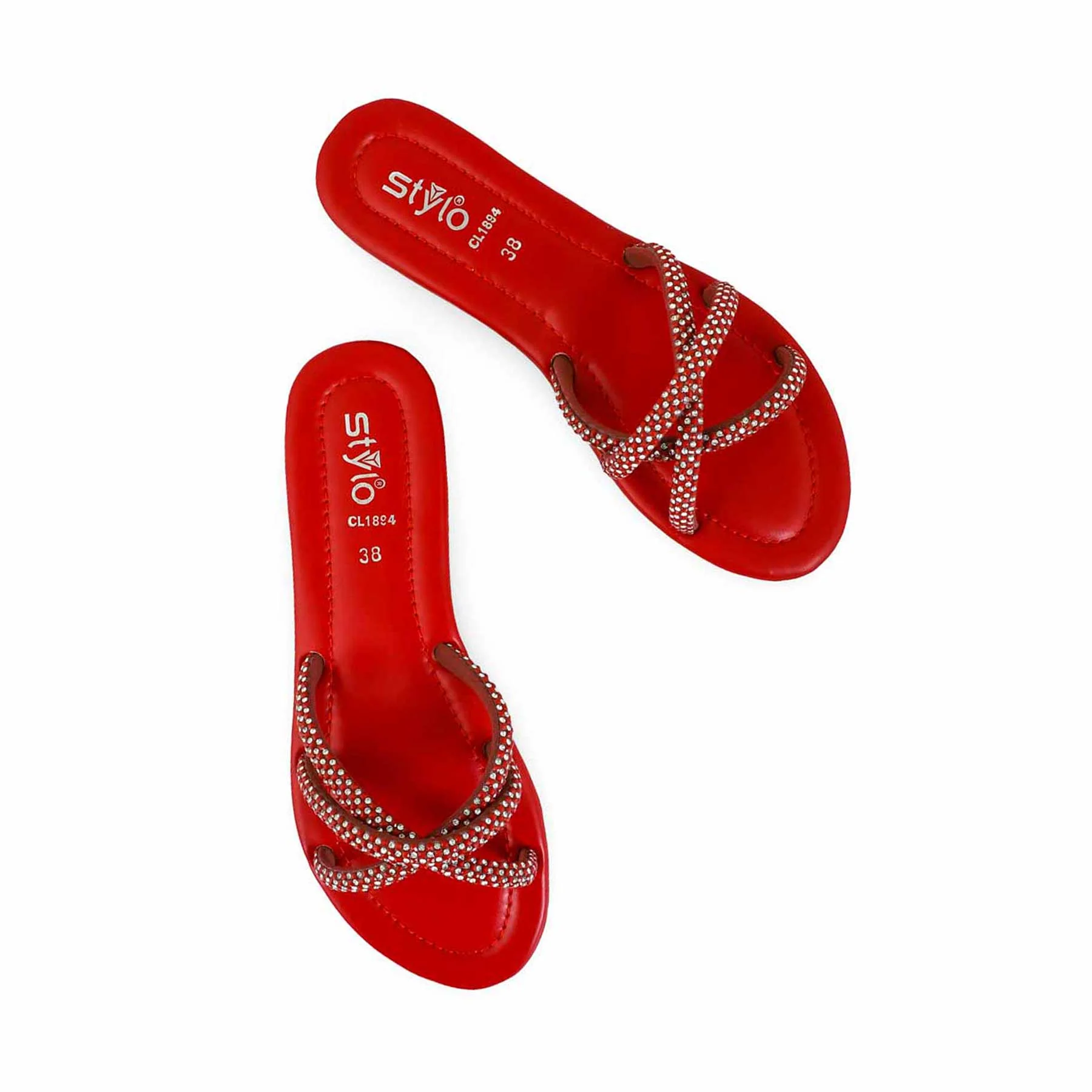 Maroon Casual Slipper CL1894 - Image 5