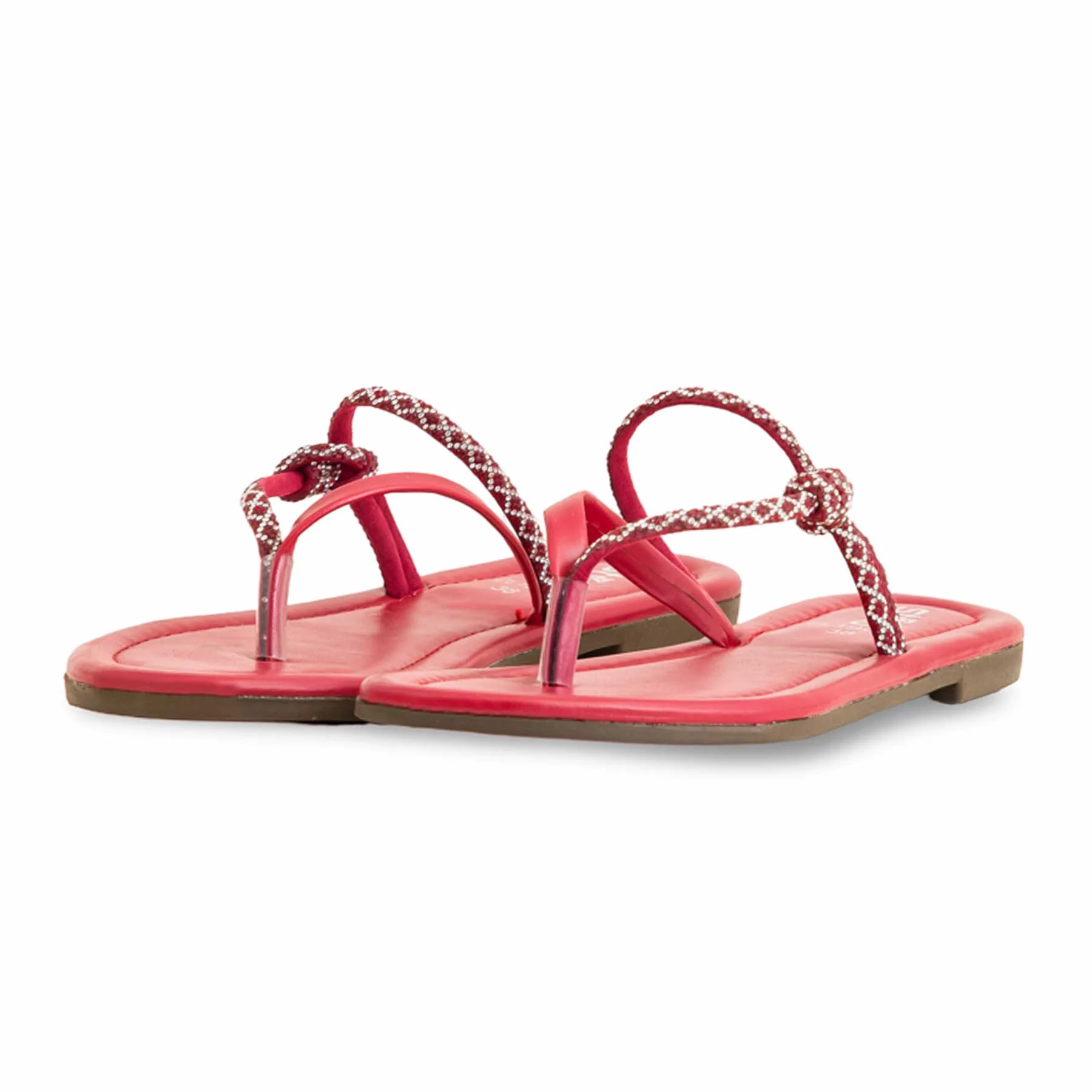Maroon Casual Chappal For Ladies CL1906 - Image 3