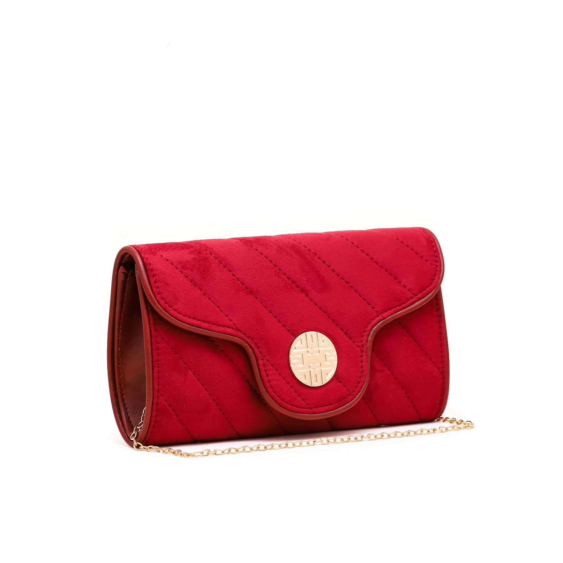 Maroon Casual Clutch P60310 - Image 2