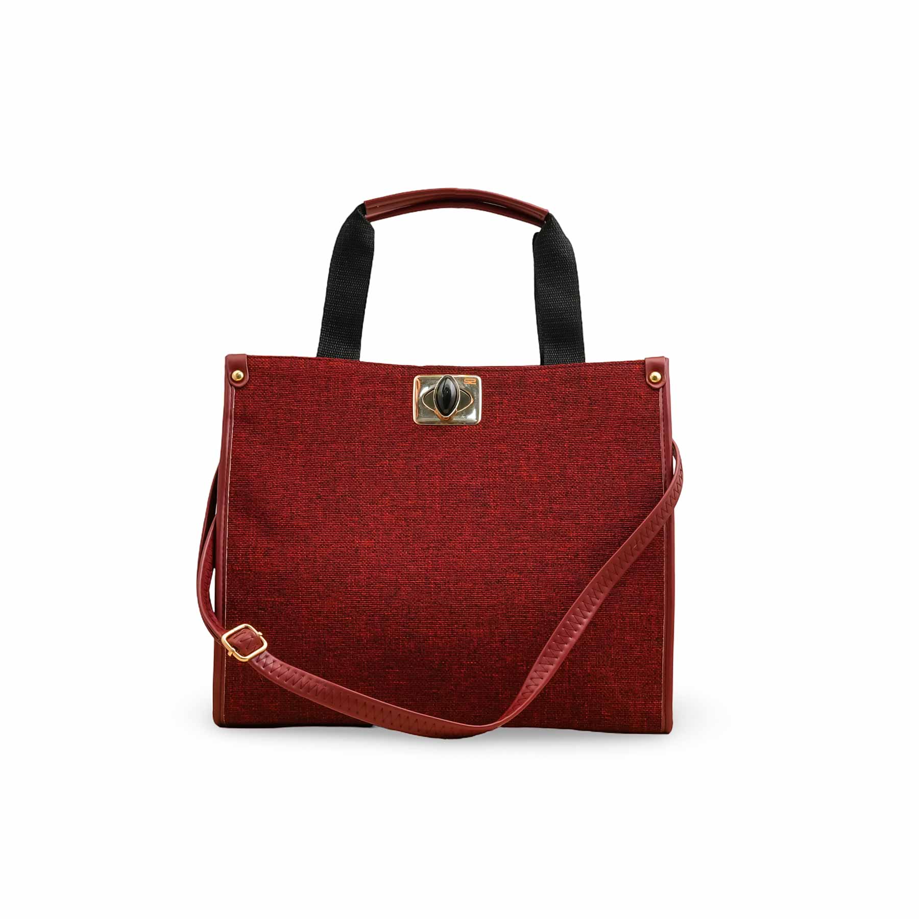 Maroon Casual Hand Bag For Ladies P55821 - Image 2