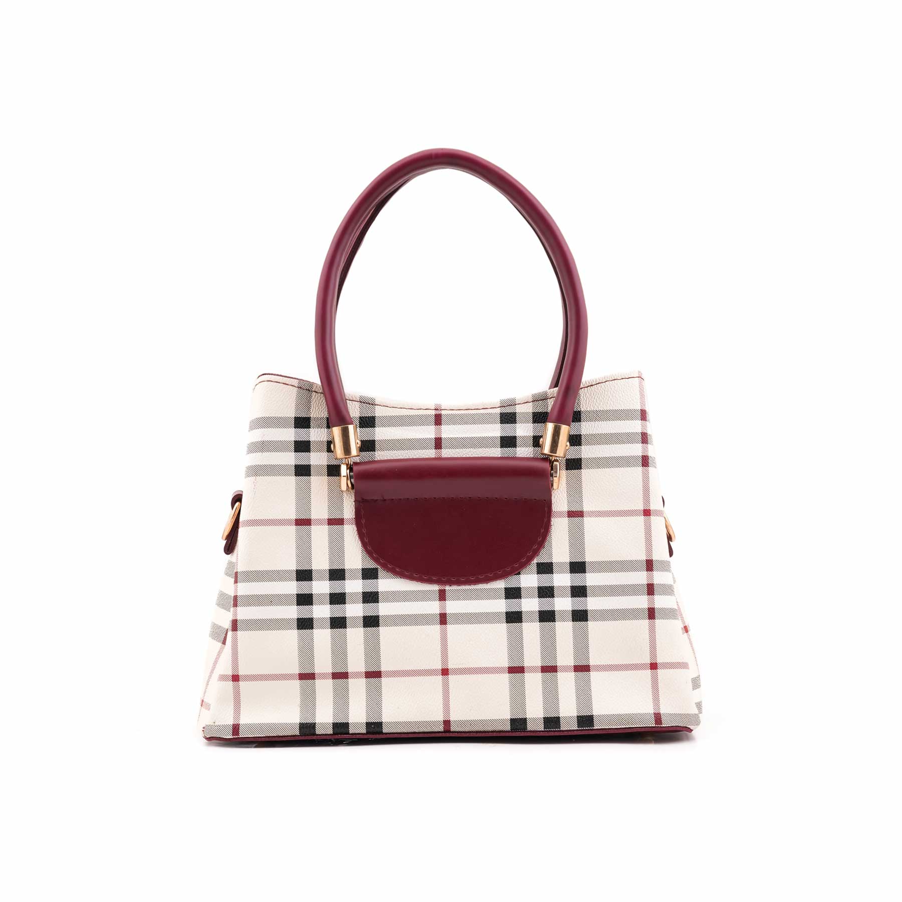 Maroon Casual Hand Bag For Women P56308 - Image 2