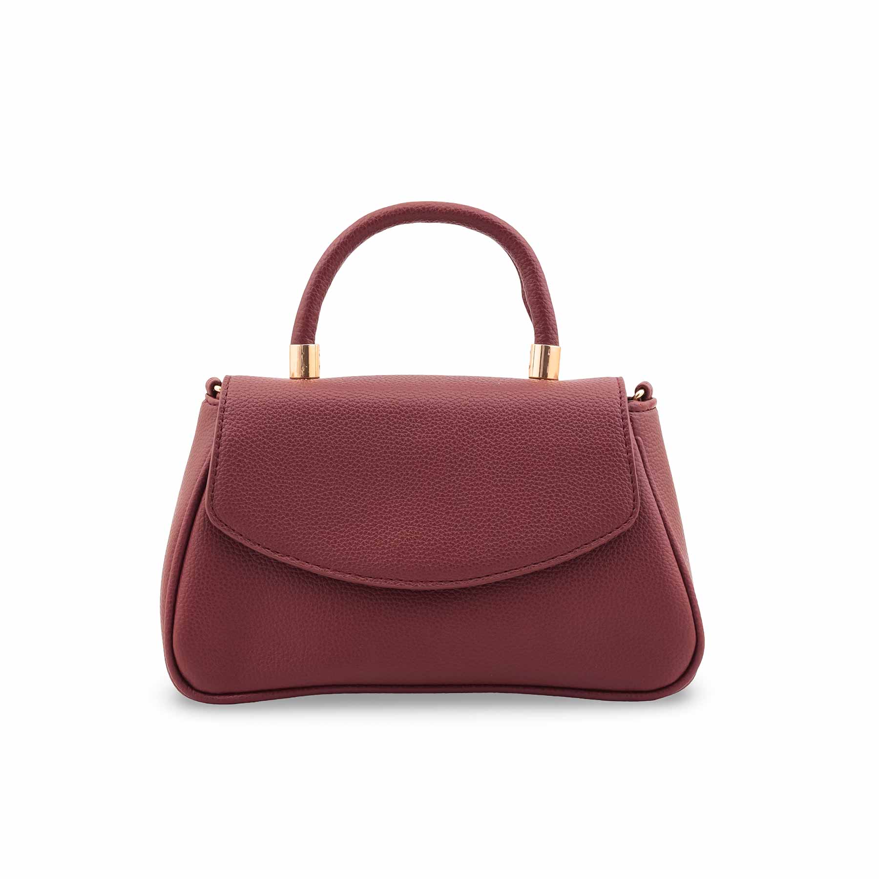 Maroon Casual Pouch For Women P97663 - Image 2