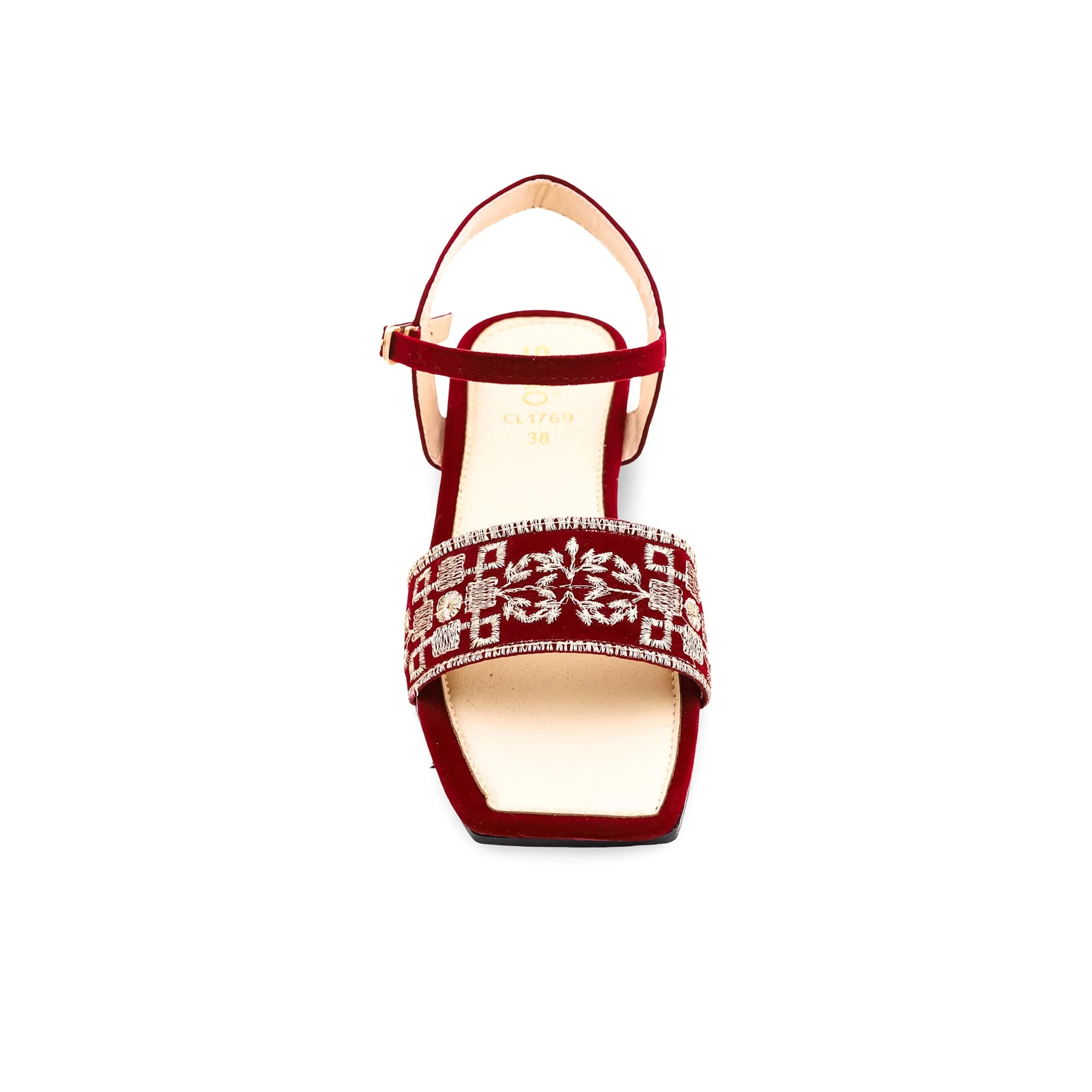 Maroon Casual Sandal CL1769 - Image 3