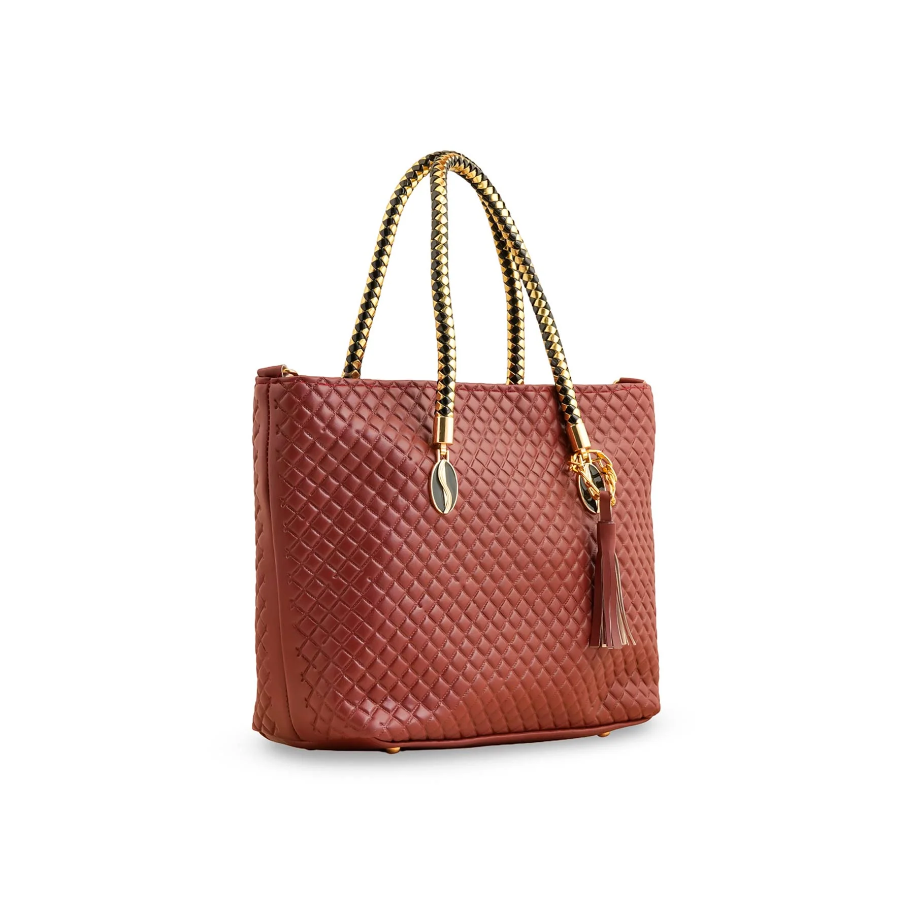 Maroon Casual Shoulder Bag For Ladies P56204 - Image 2