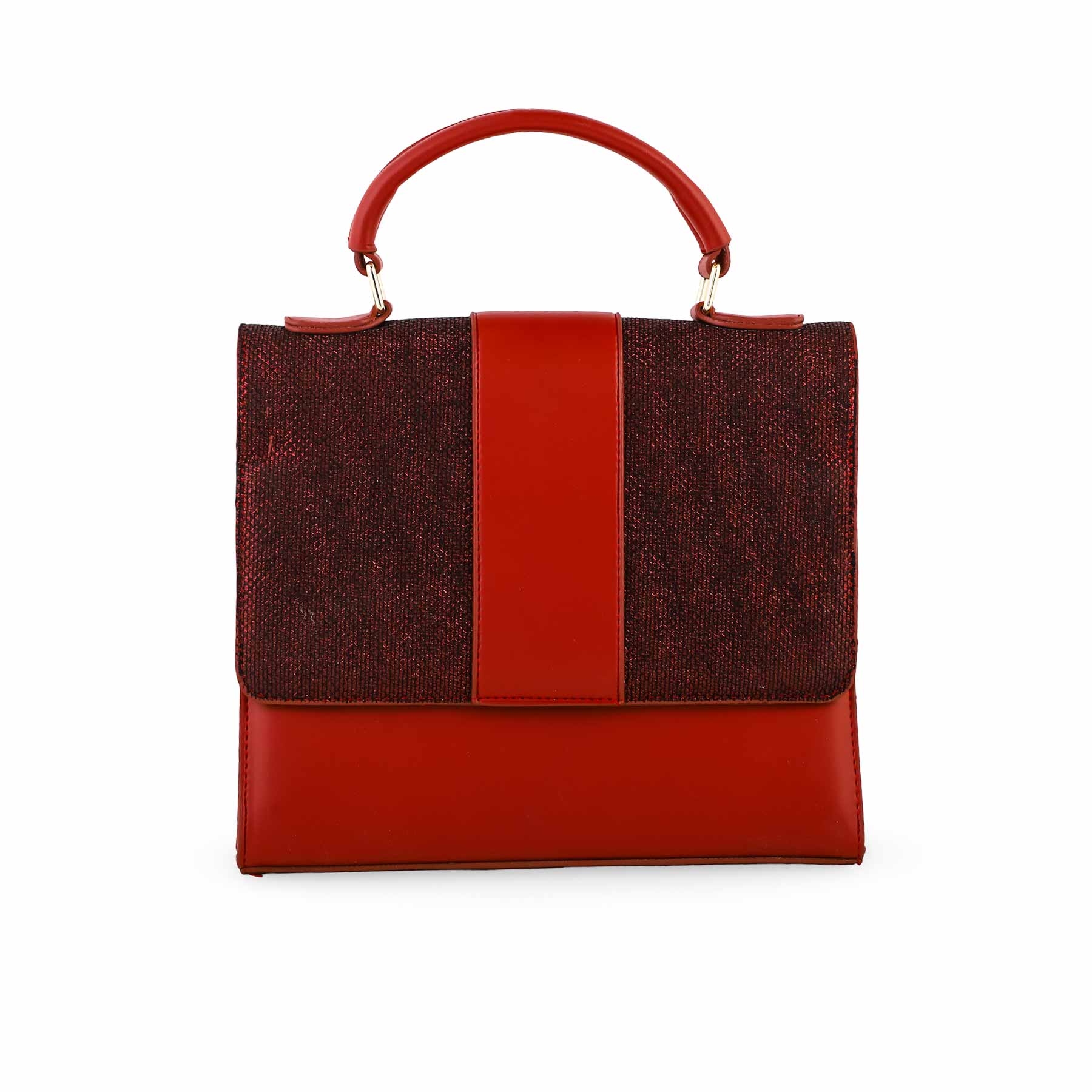 Maroon Casual Shoulder Bag For Women P55692 - Image 2