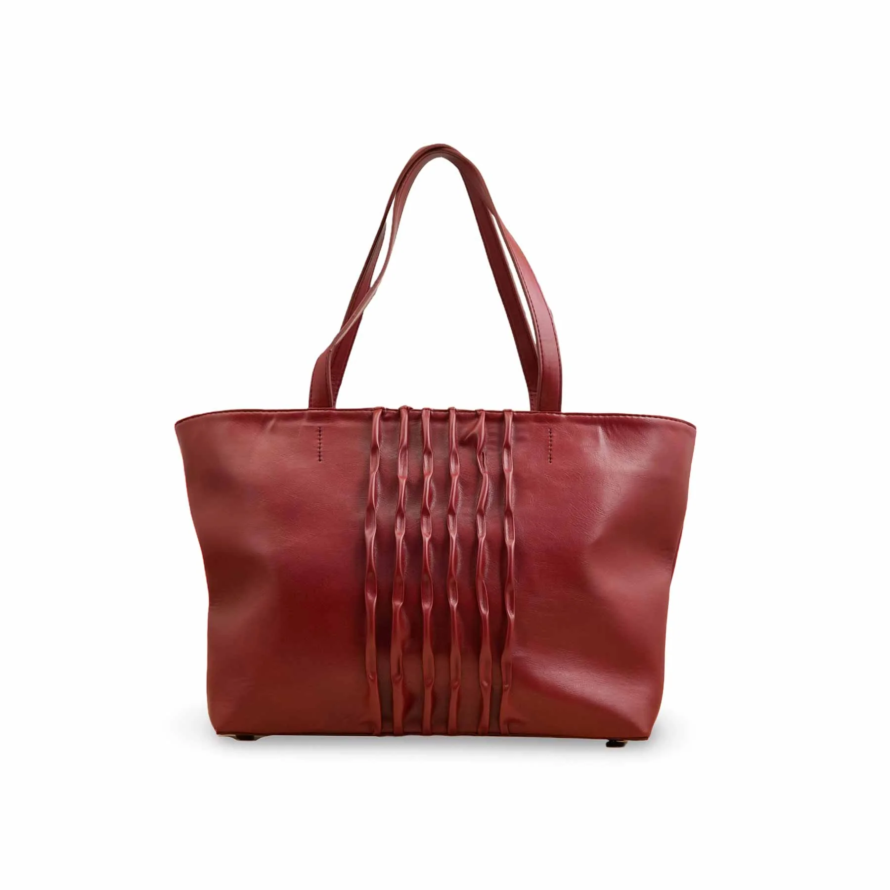 Maroon Casual Shoulder Bag For Women P55822 - Image 2
