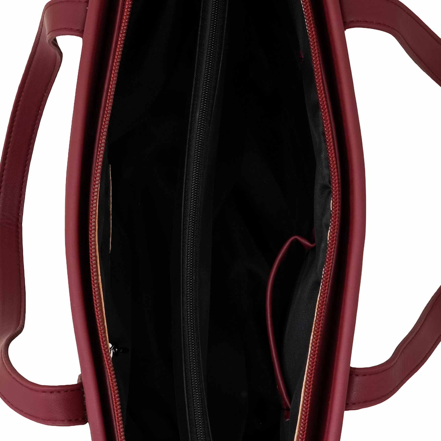 Maroon Casual Shoulder Bag For Women P55877 - Image 6