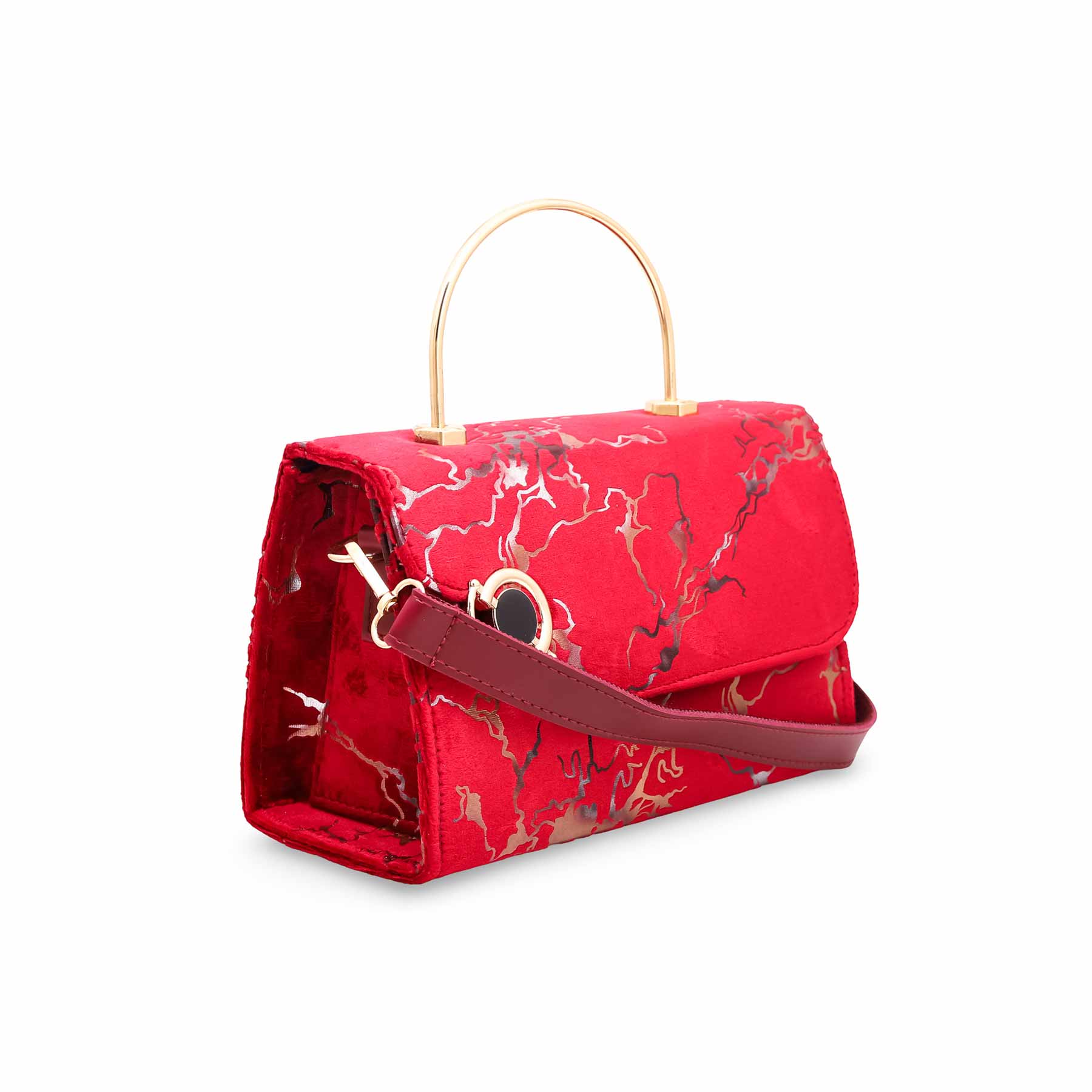 Maroon Casual Shoulder Bag P55482 - Image 2