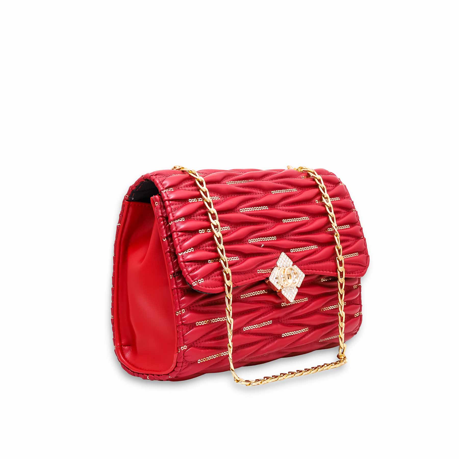 Maroon Casual Shoulder Bag P55596 - Image 2