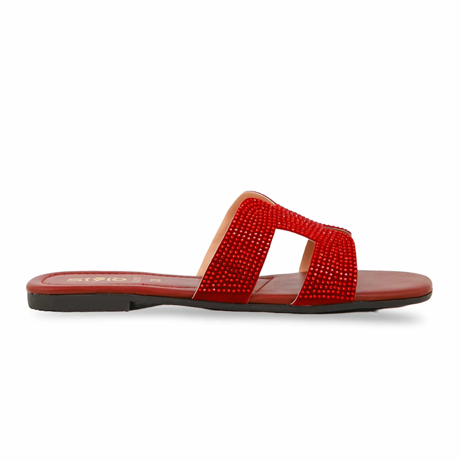 Maroon Casual Slipper CL1952 - Image 2