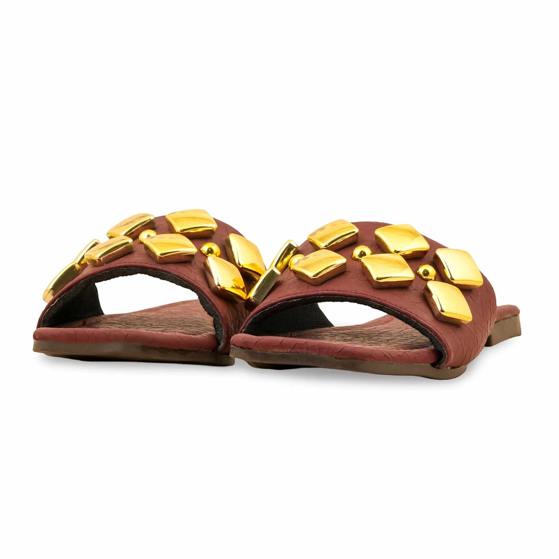 Maroon Casual Slipper CL2072 - Image 4