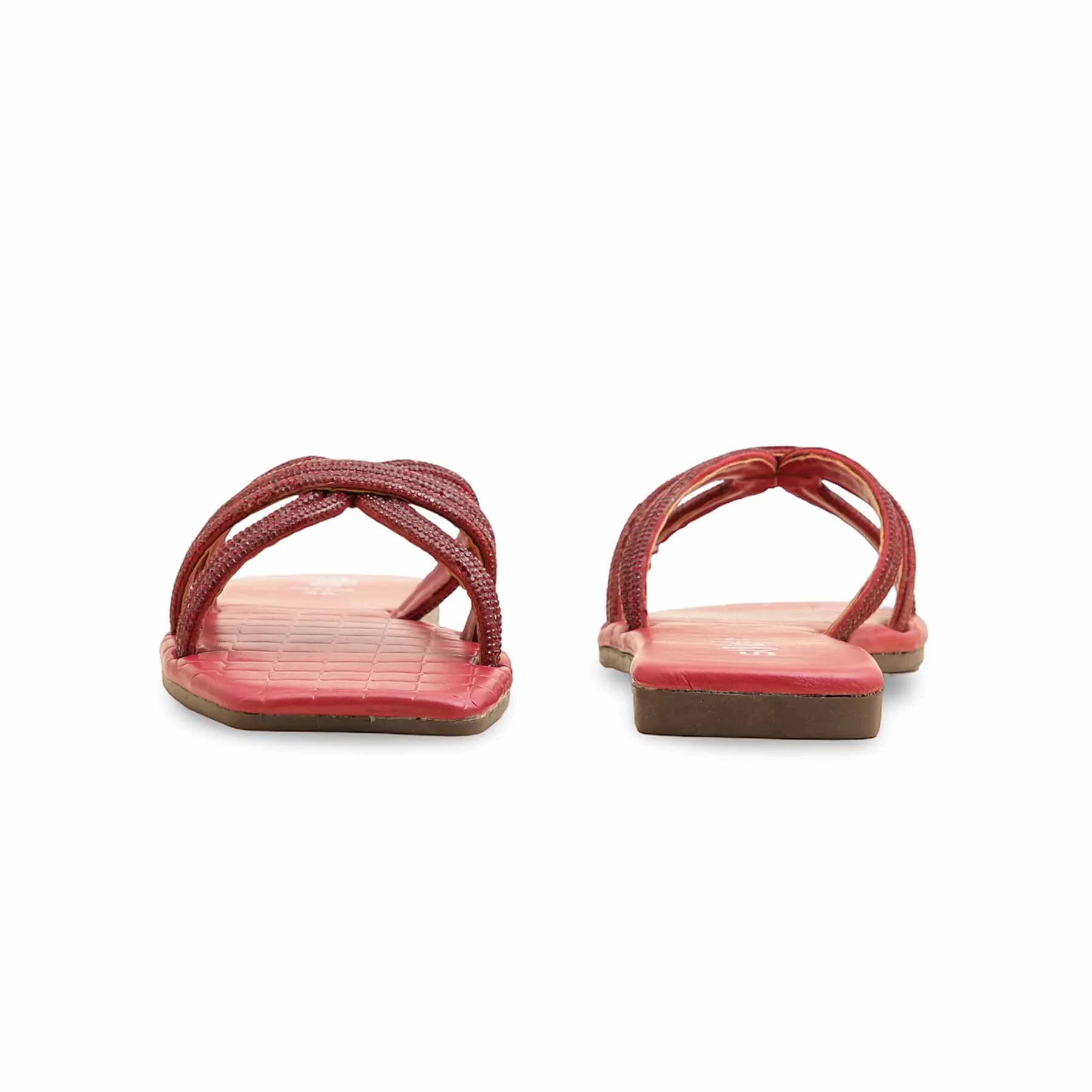 Maroon Casual Slipper CL2102 - Image 4